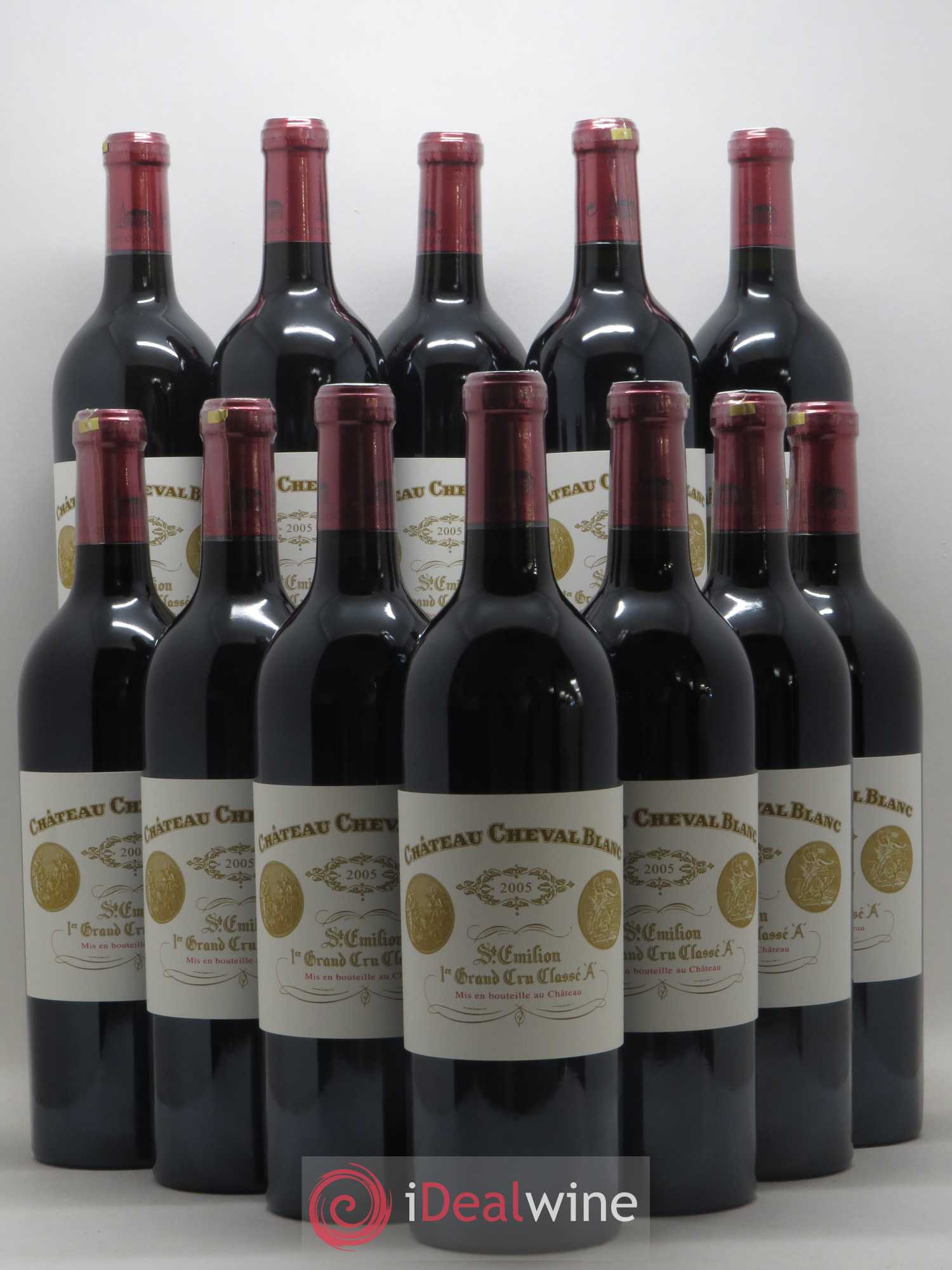 Château Cheval Blanc 1er Grand Cru Classé A 2005 - Lot de 12 bouteilles - 0