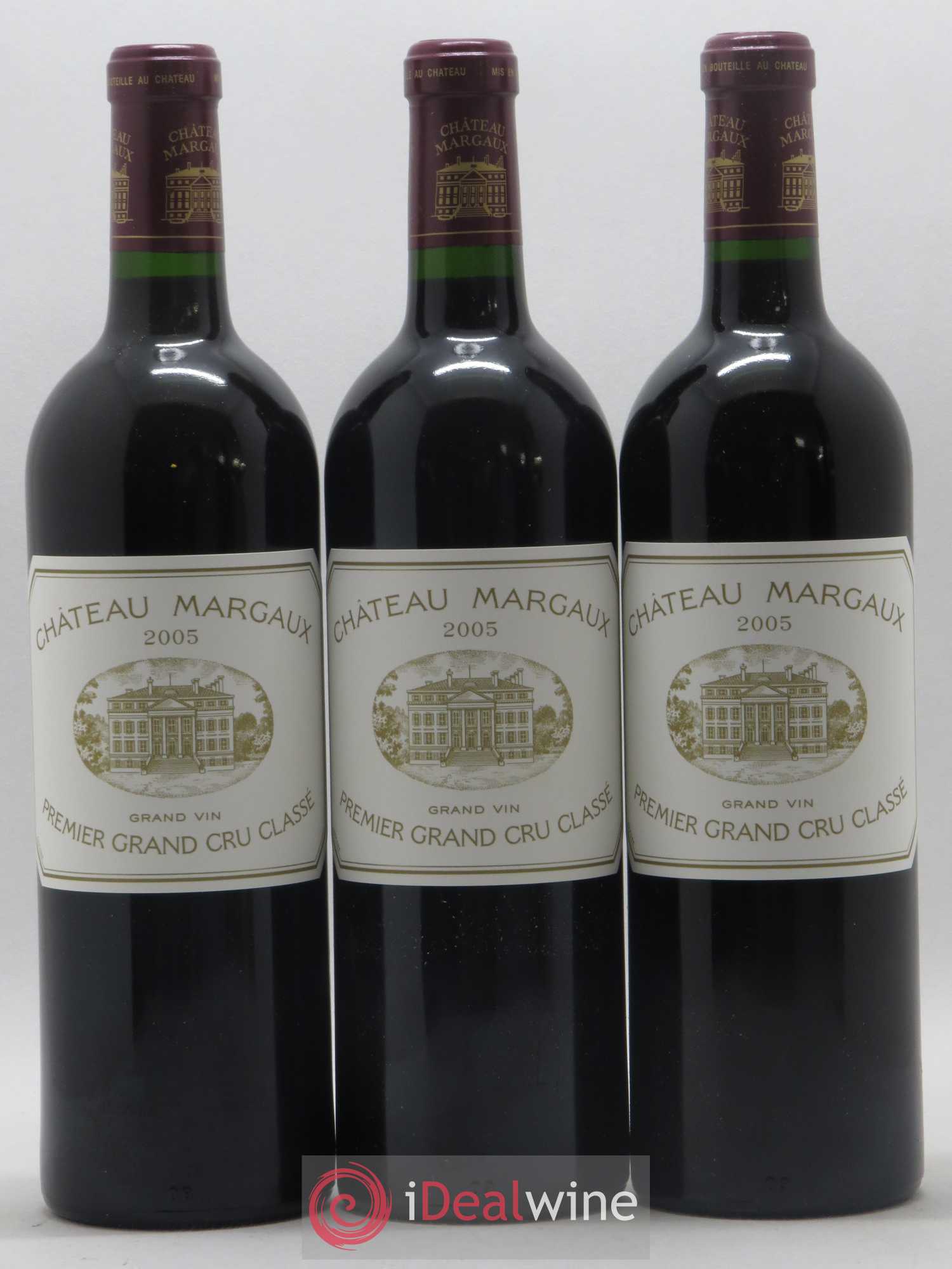 Château Margaux 1er Grand Cru Classé 2005 - Lot de 12 bouteilles - 1