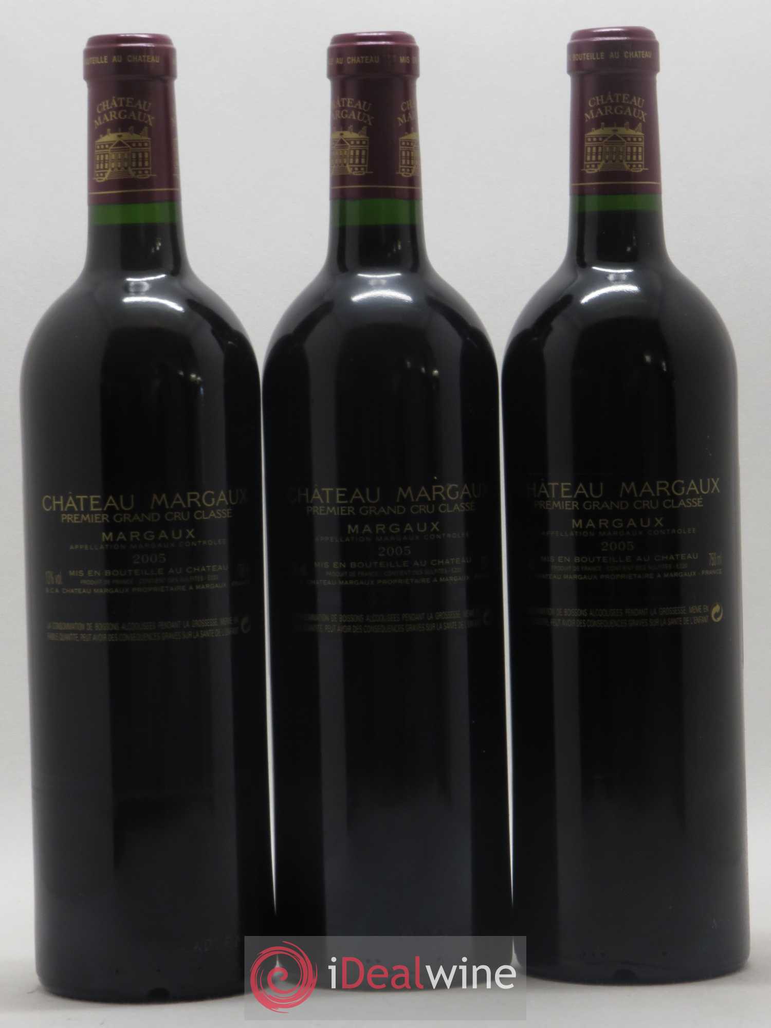 Château Margaux 1er Grand Cru Classé 2005 - Lot de 12 bouteilles - 2