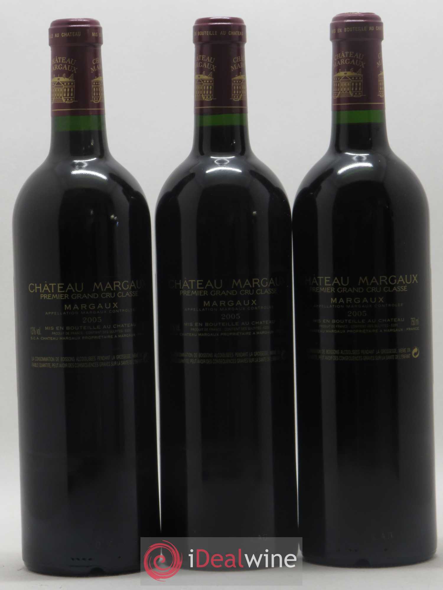 Château Margaux 1er Grand Cru Classé 2005 - Lot de 12 bouteilles - 4