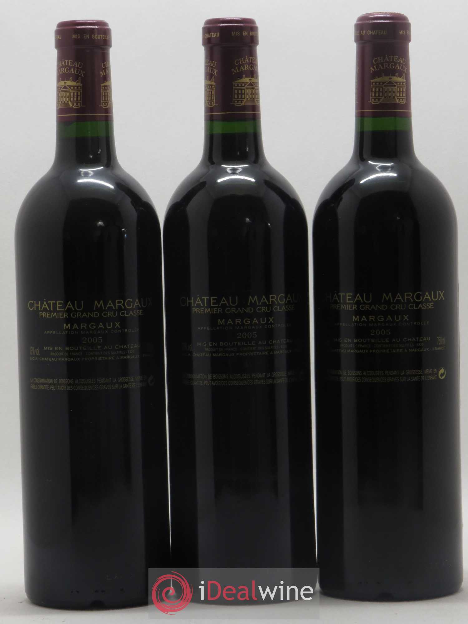Château Margaux 1er Grand Cru Classé 2005 - Lot de 12 bouteilles - 6