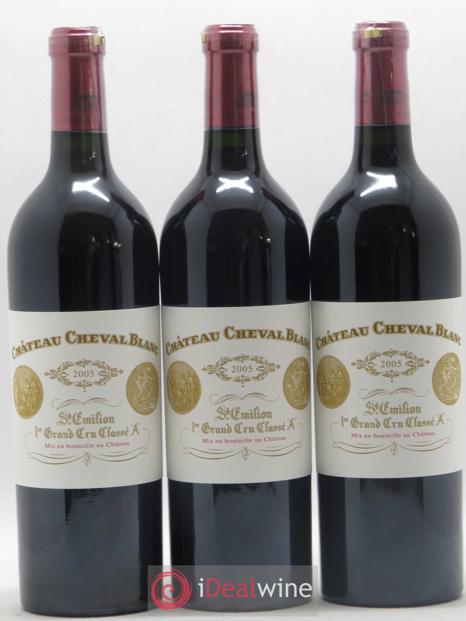 Château Cheval Blanc 1er Grand Cru Classé A 2005 - Lot de 12 bouteilles - 3