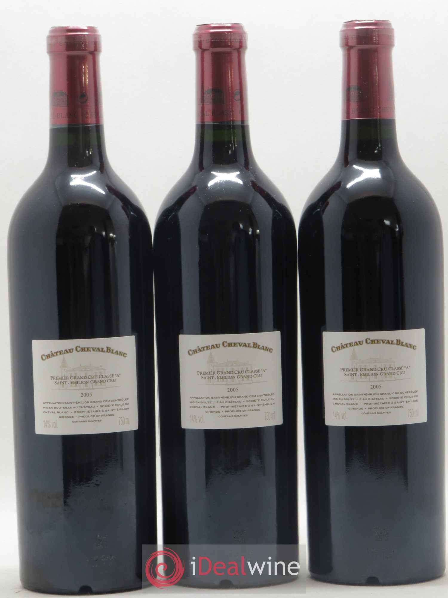 Château Cheval Blanc 1er Grand Cru Classé A 2005 - Lot de 12 bouteilles - 4