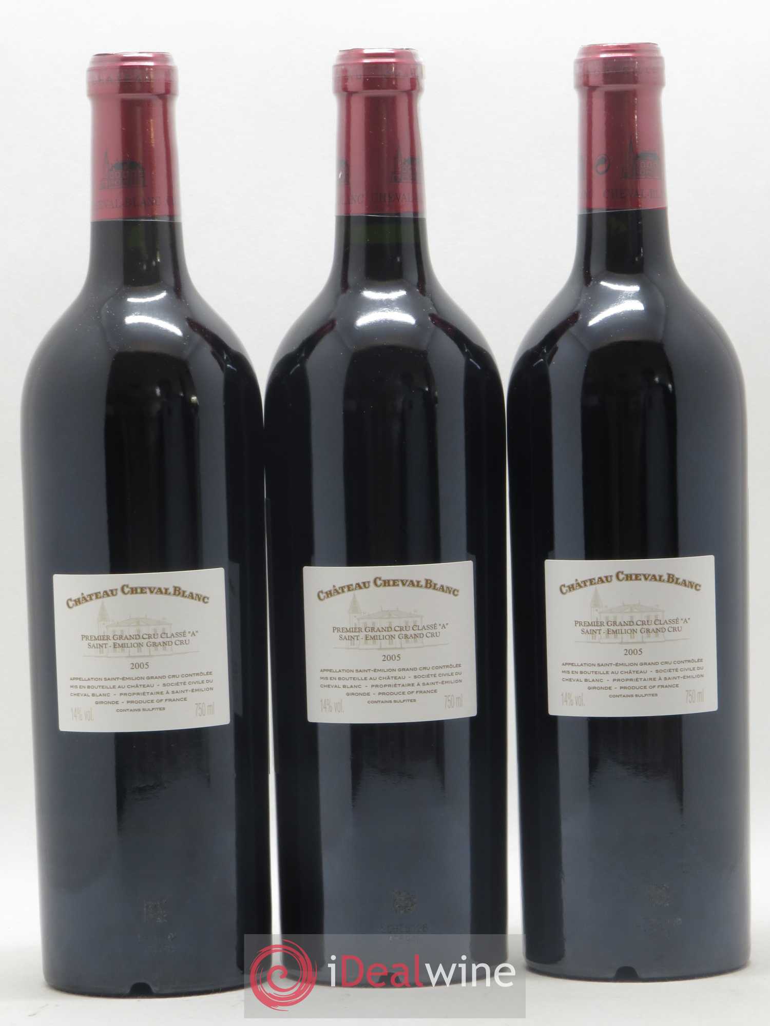 Château Cheval Blanc 1er Grand Cru Classé A 2005 - Lot de 12 bouteilles - 6