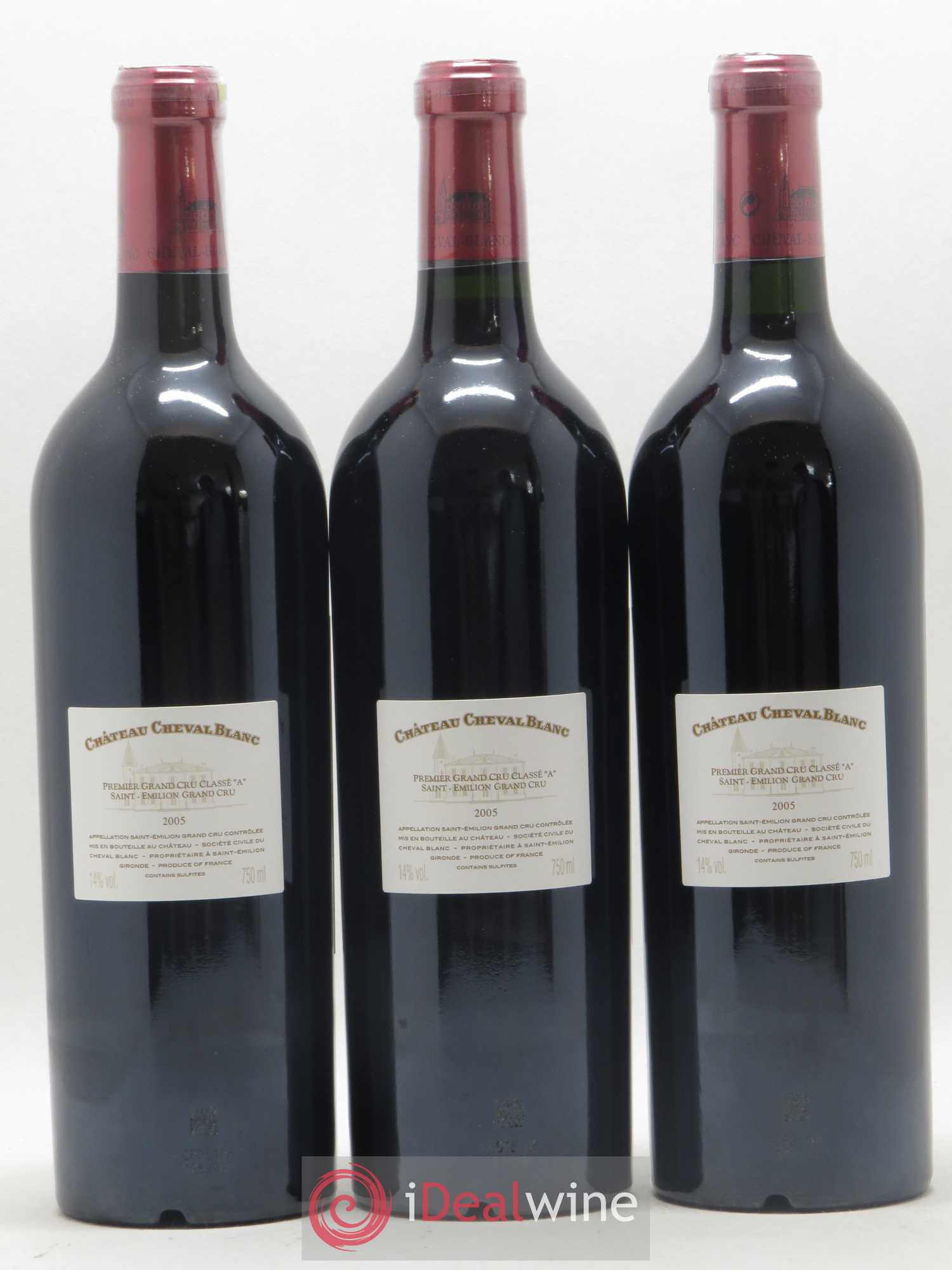Château Cheval Blanc 1er Grand Cru Classé A 2005 - Lot de 12 bouteilles - 8