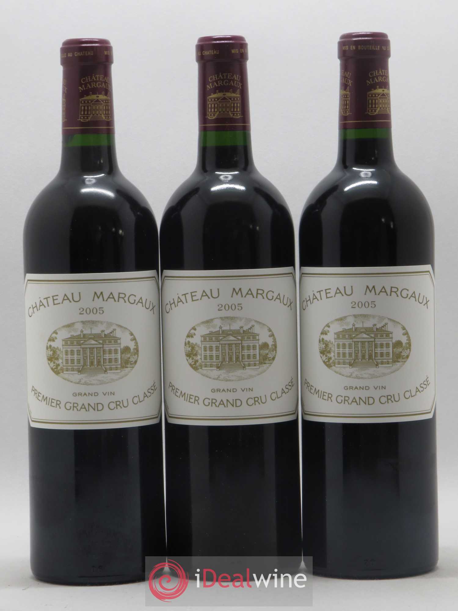 Château Margaux 1er Grand Cru Classé 2005 - Lot de 12 bouteilles - 1