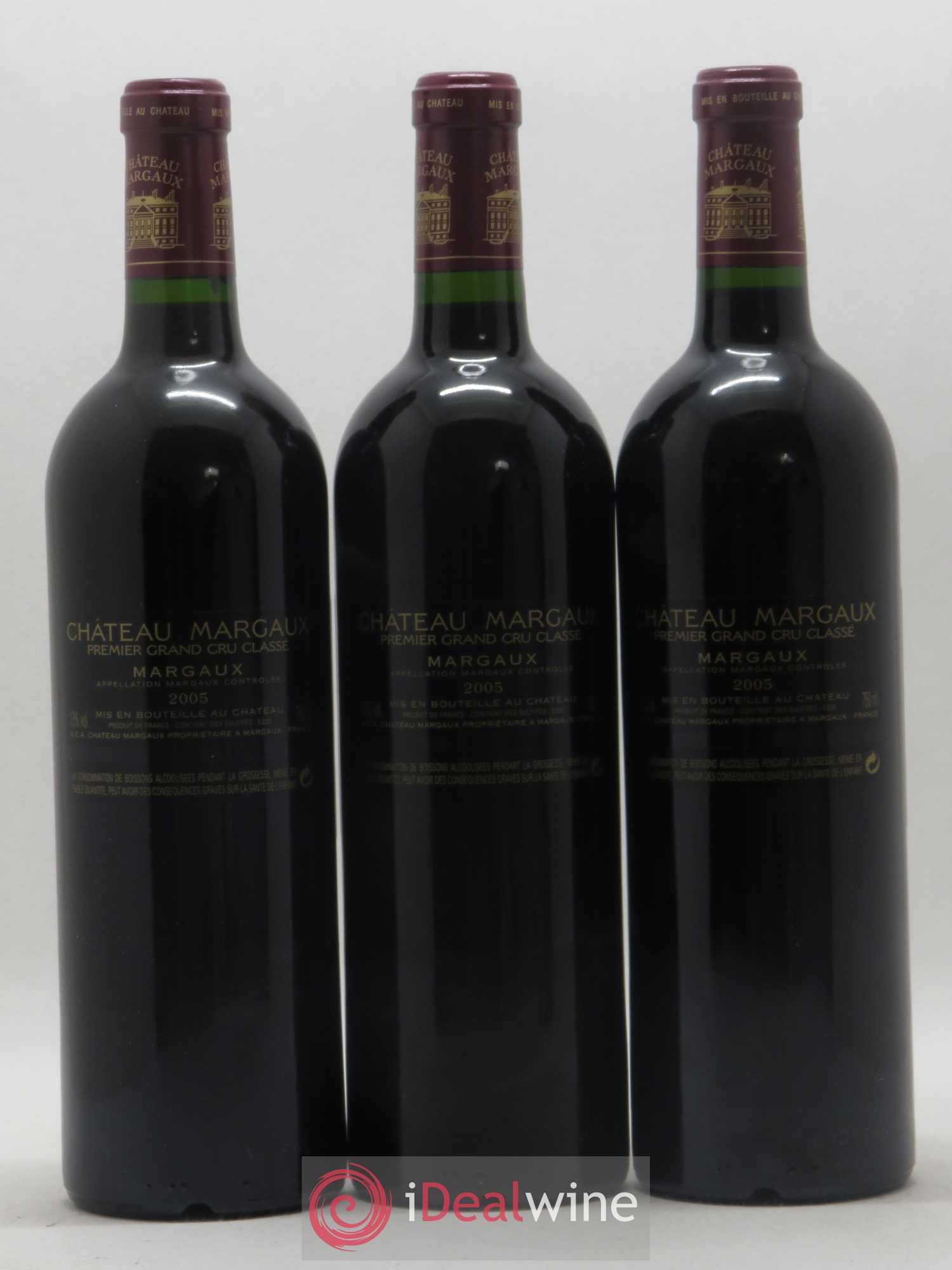 Château Margaux 1er Grand Cru Classé 2005 - Lot de 12 bouteilles - 2