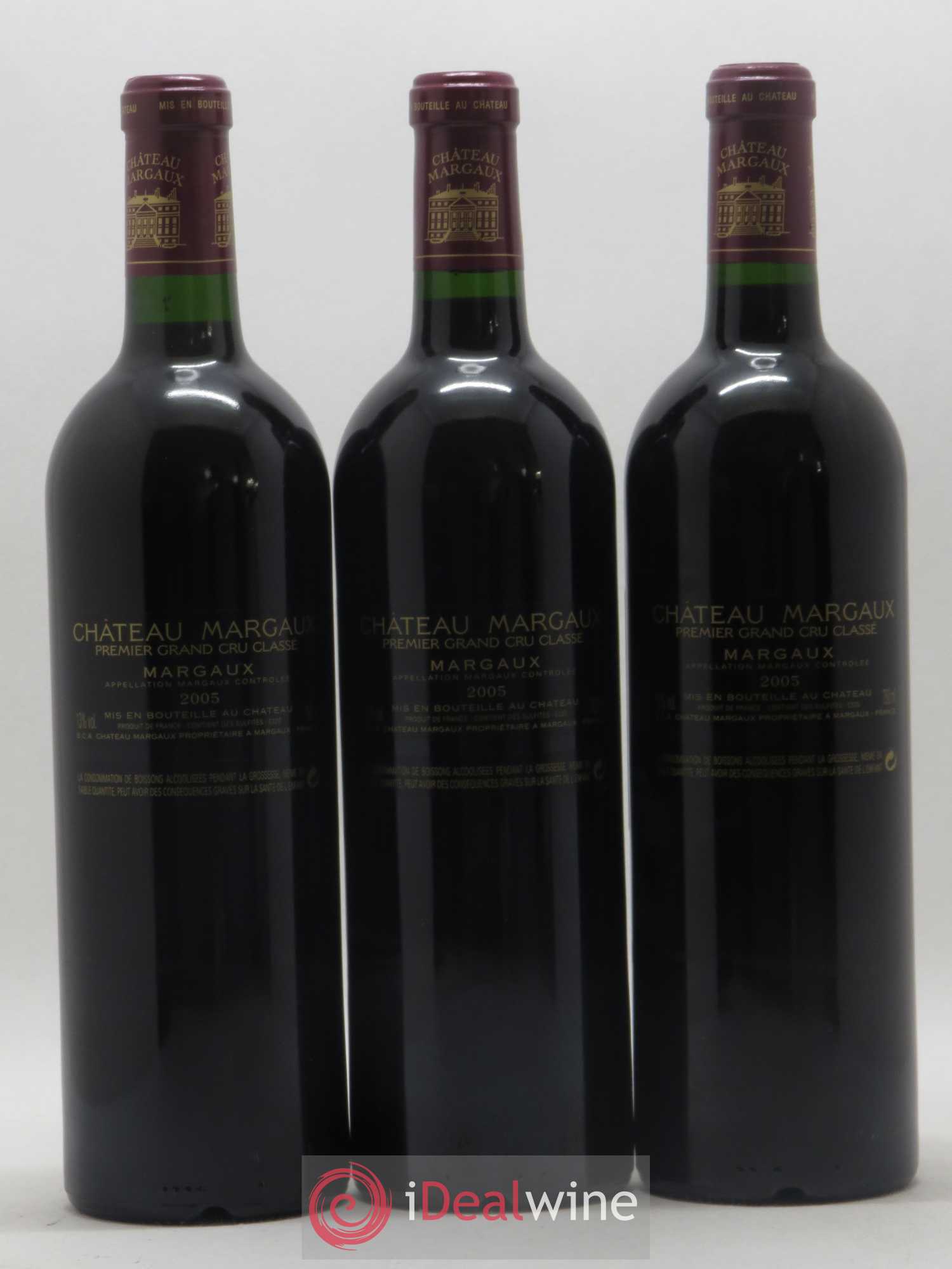 Château Margaux 1er Grand Cru Classé 2005 - Lot de 12 bouteilles - 4