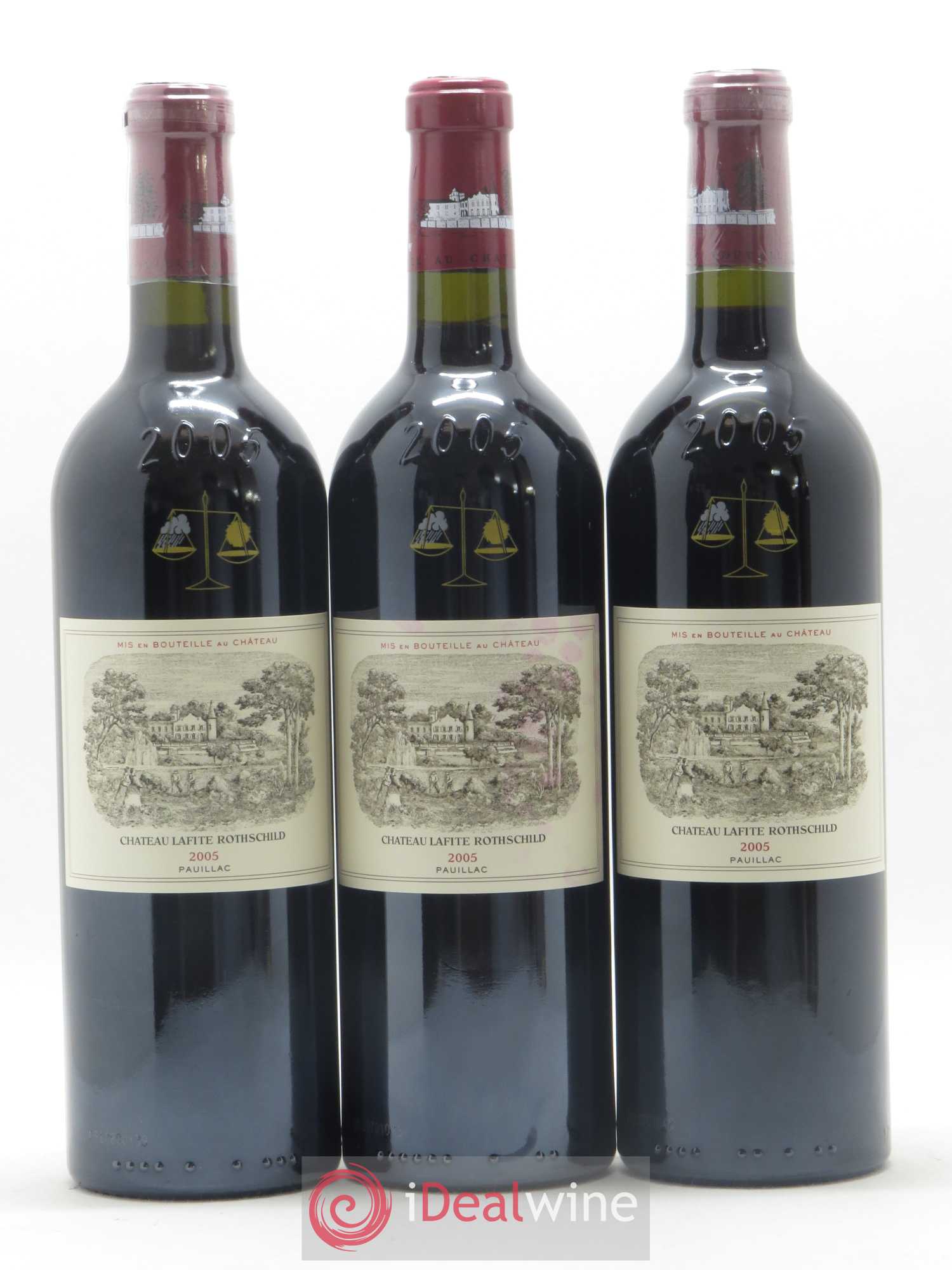 Château Lafite Rothschild 1er Grand Cru Classé 2005 - Lot de 12 bouteilles - 1