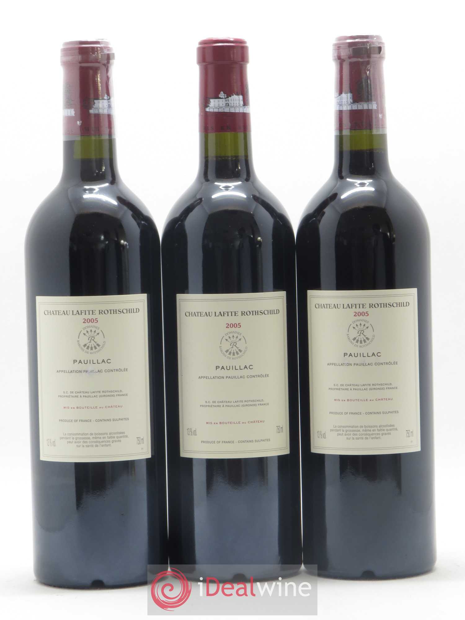 Château Lafite Rothschild 1er Grand Cru Classé 2005 - Lot de 12 bouteilles - 2