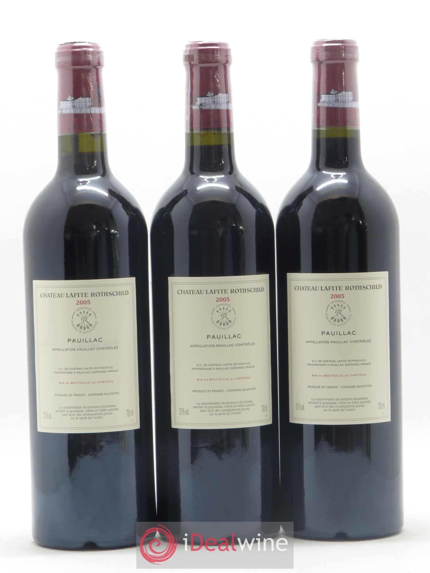 Château Lafite Rothschild 1er Grand Cru Classé 2005 - Lot de 12 bouteilles - 6