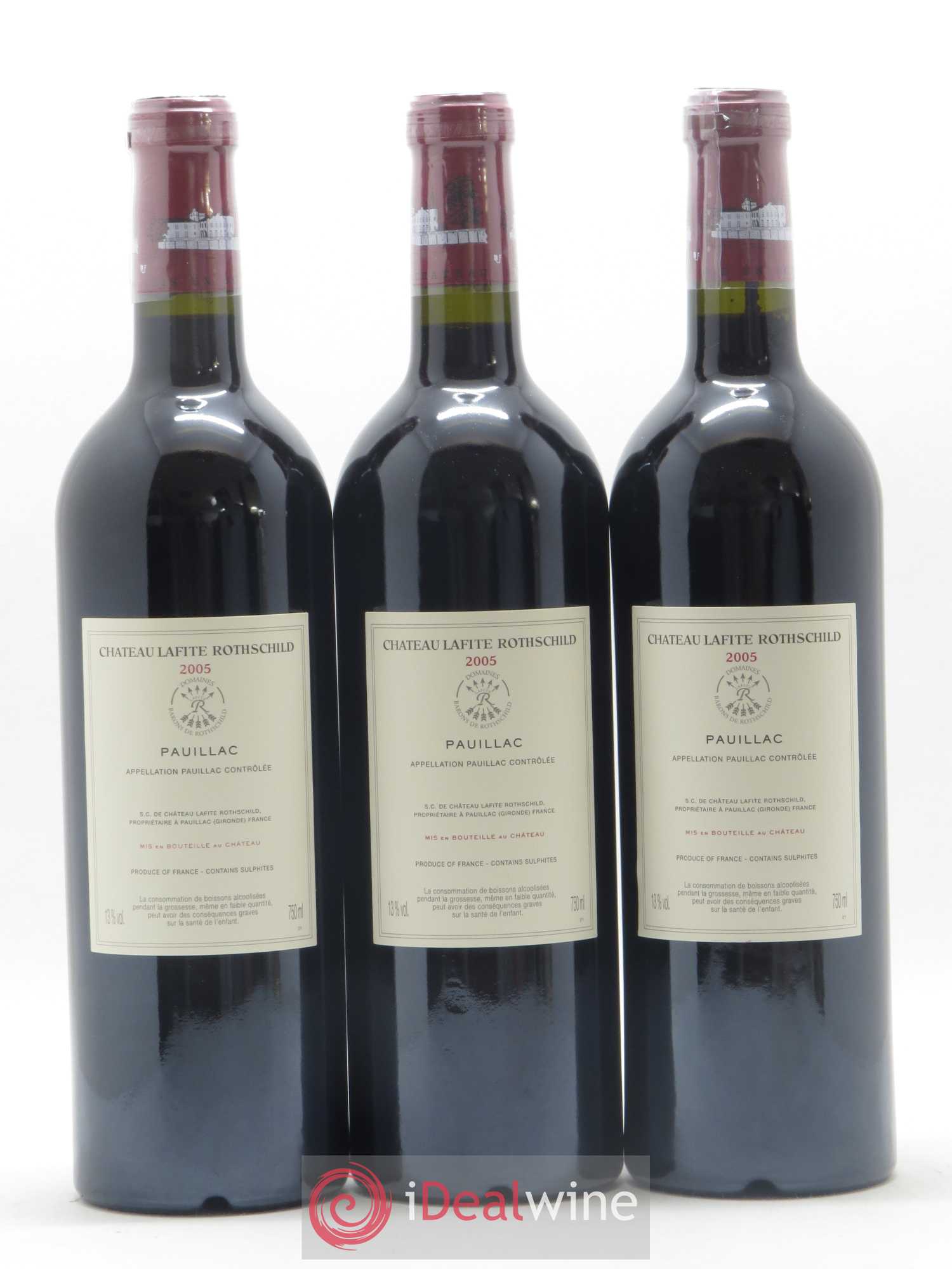 Château Lafite Rothschild 1er Grand Cru Classé 2005 - Lot de 12 bouteilles - 8