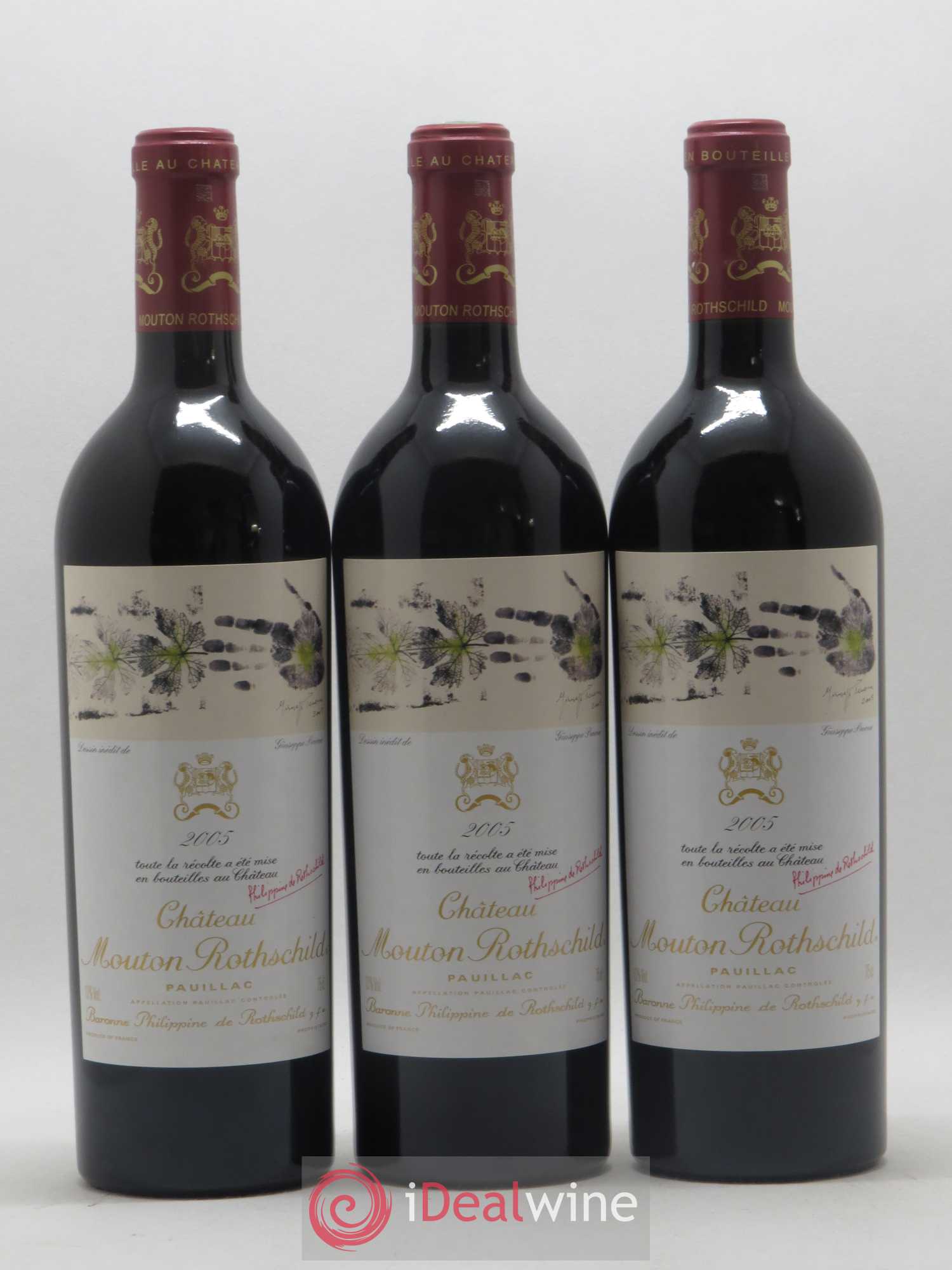 Château Mouton Rothschild 1er Grand Cru Classé 2005 - Lot de 12 bouteilles - 3