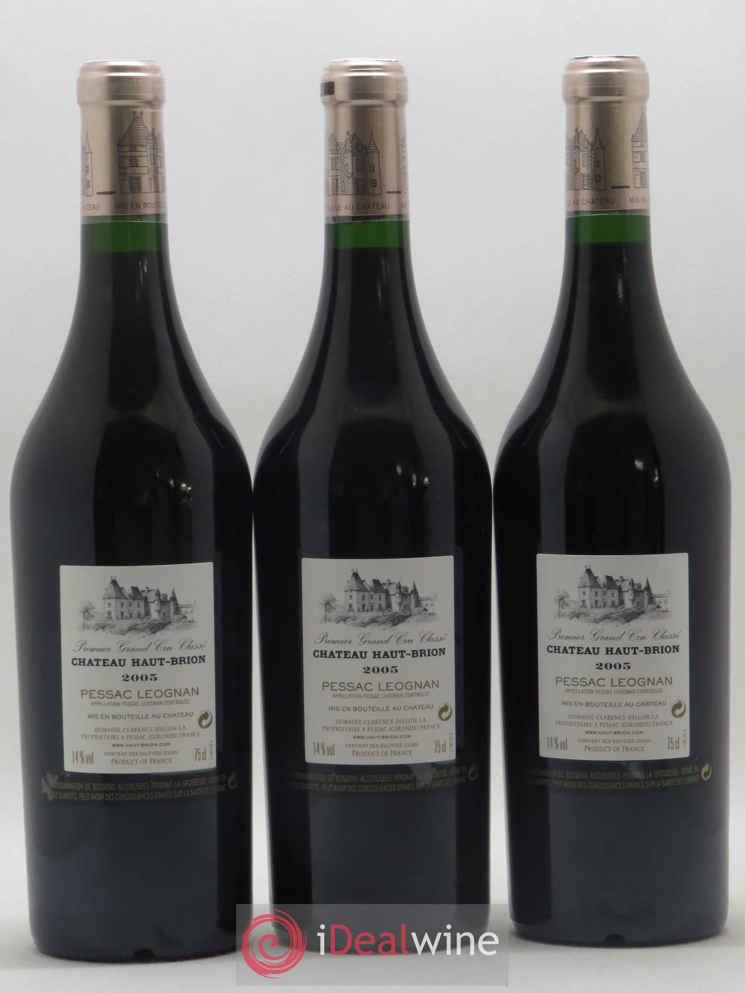 Château Haut Brion 1er Grand Cru Classé 2005 - Lot de 6 bouteilles - 4