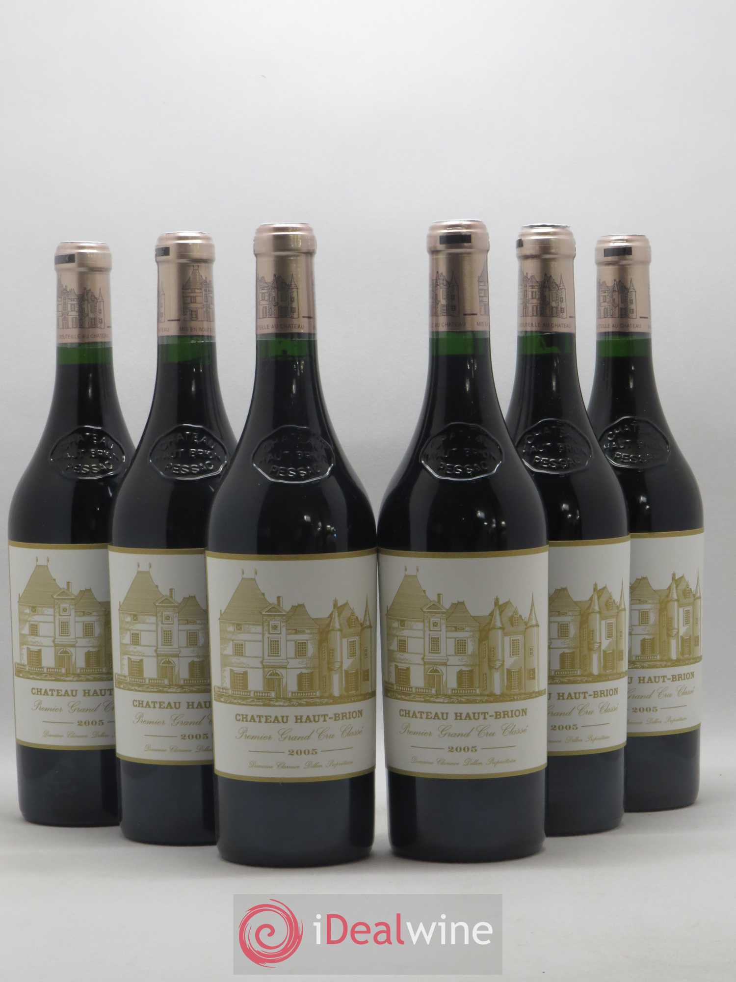 Château Haut Brion 1er Grand Cru Classé 2005 - Lot de 6 bouteilles - 0