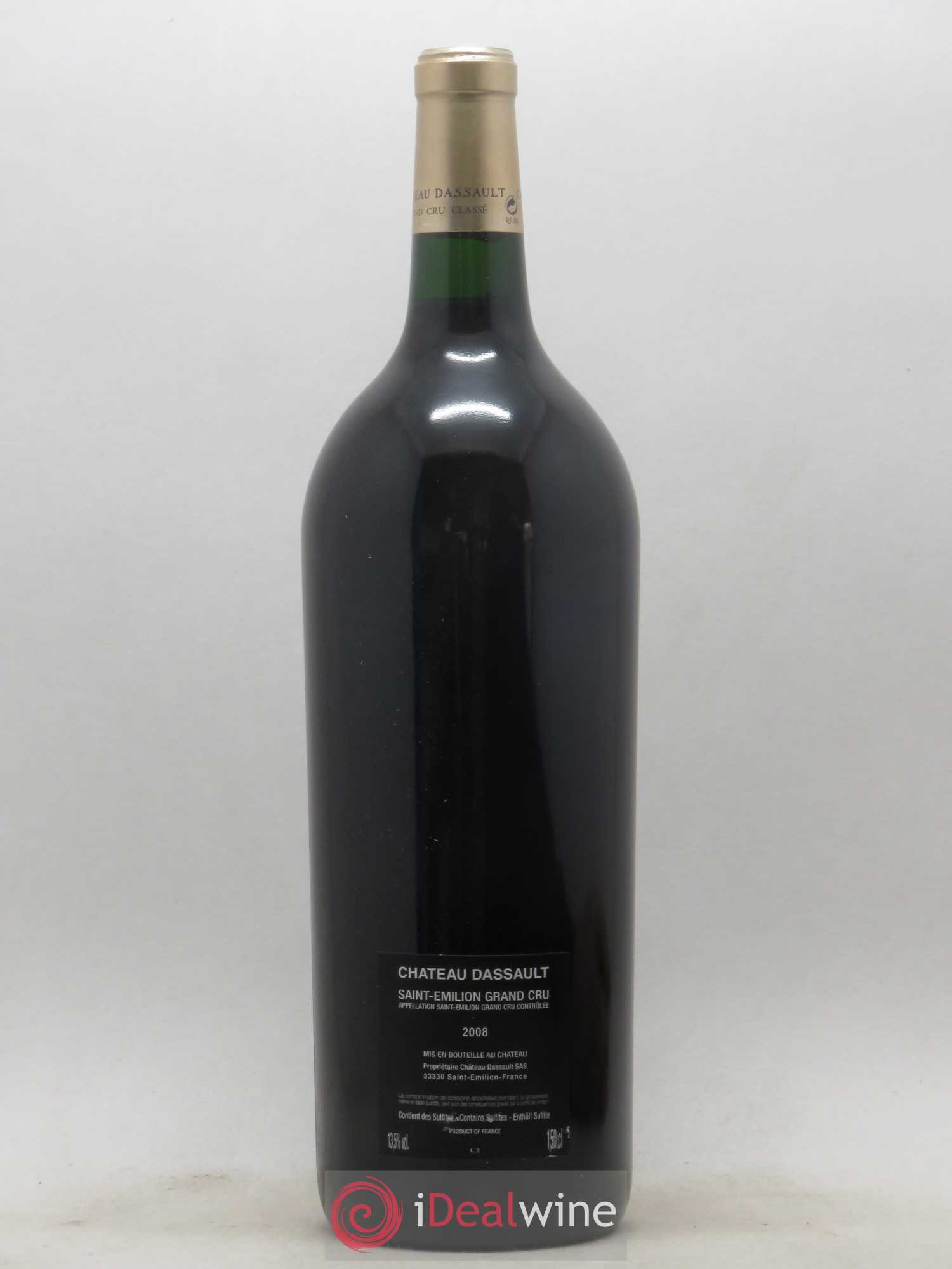 Château Dassault Grand Cru Classé Cuvée Jean-Pierre Vigato 2008 - Posten von 1 Magnum - 1