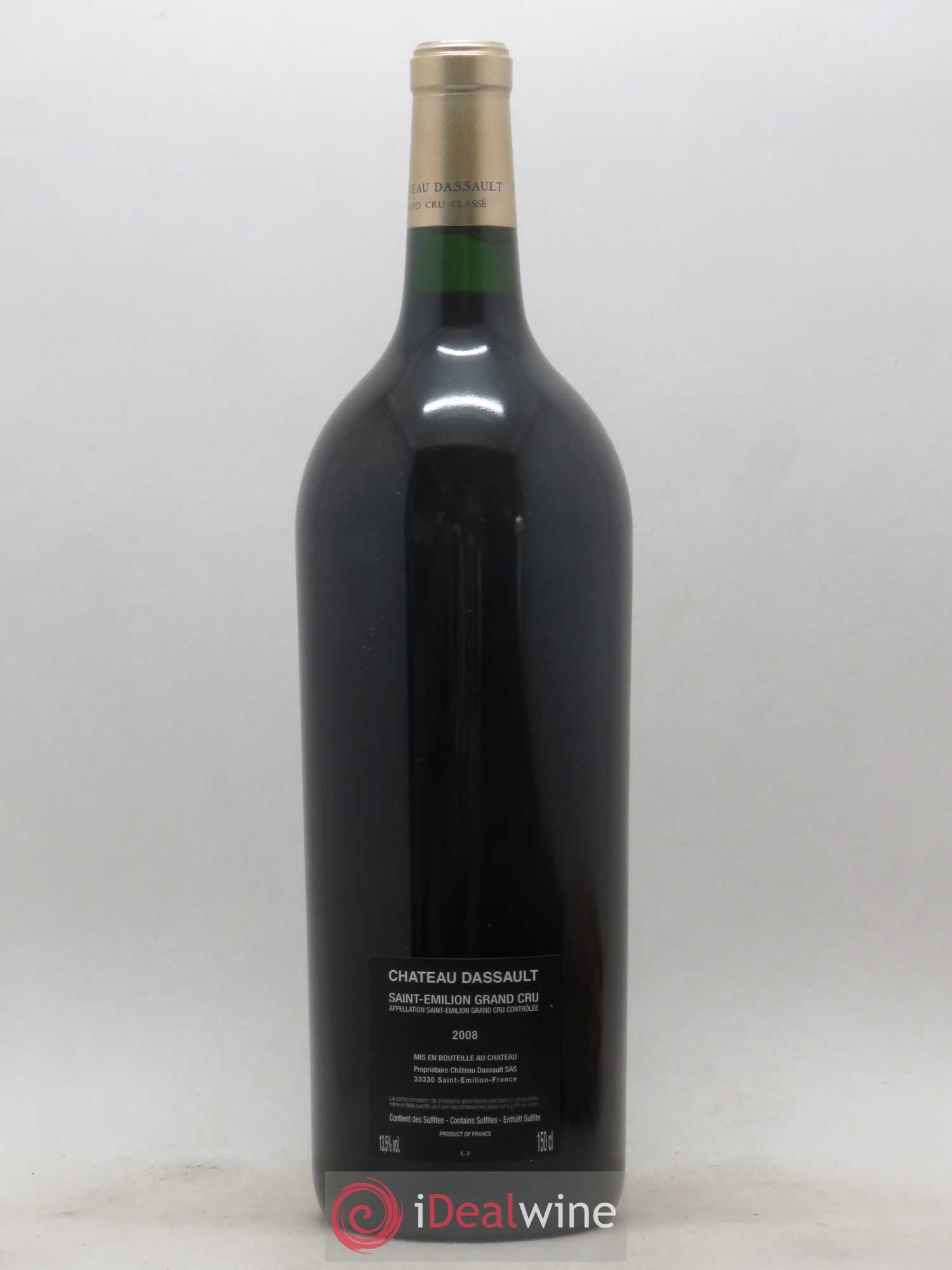Château Dassault Grand Cru Classé Cuvée Jean-Pierre Vigato 2008 - Posten von 1 Magnum - 1