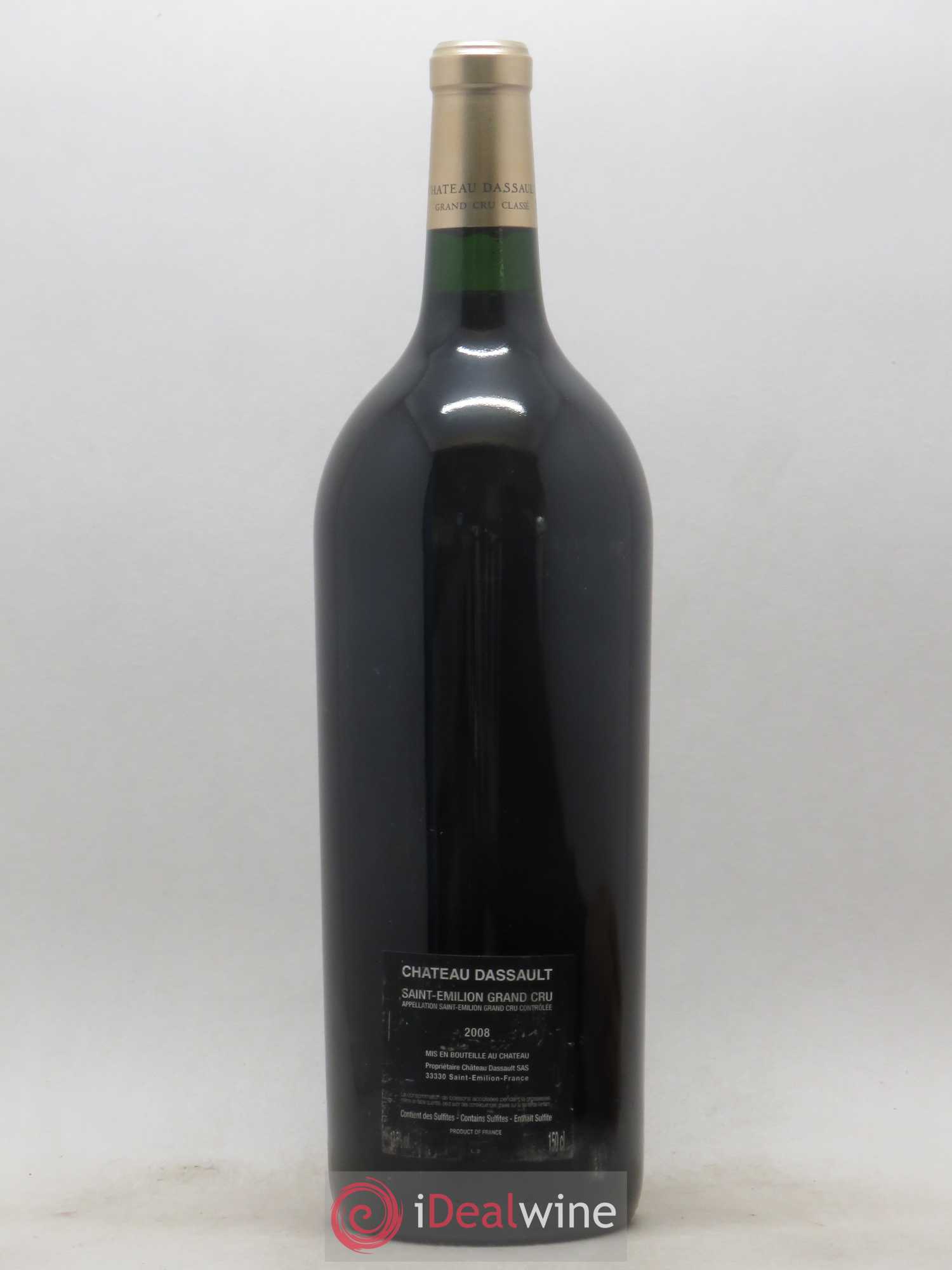 Château Dassault Grand Cru Classé Cuvée Jean-Pierre Vigato 2008 - Posten von 1 Magnum - 1