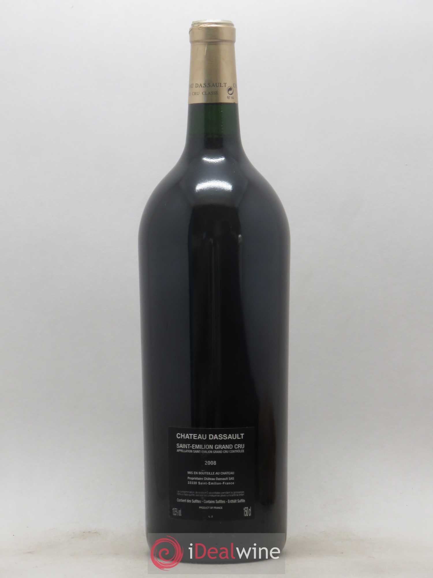 Château Dassault Grand Cru Classé Cuvée Jean-Pierre Vigato 2008 - Posten von 1 Magnum - 1