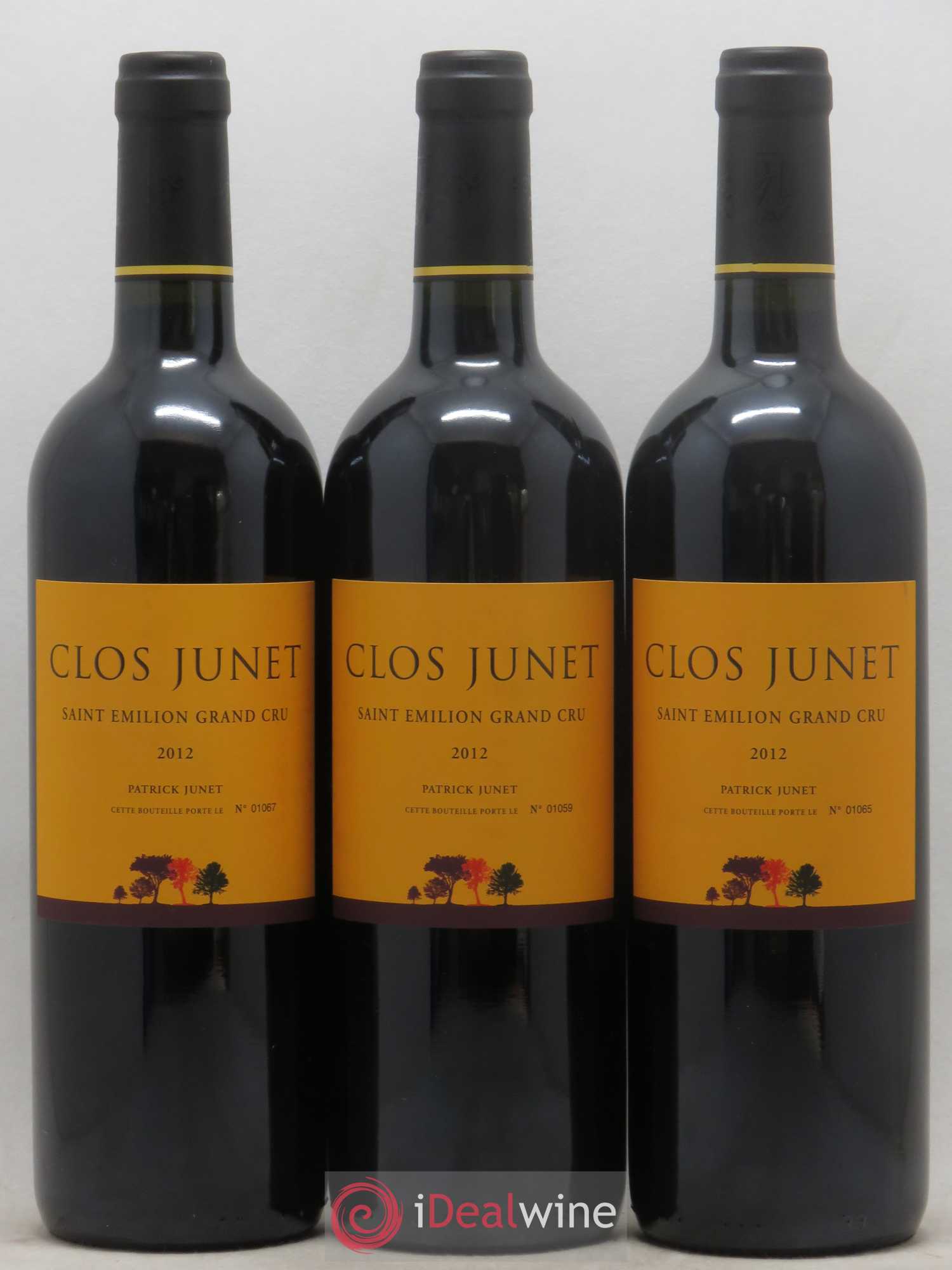 Saint-Émilion Grand Cru Château Clos Junet (sans prix de réserve) 2012 - Posten von 6 Flaschen - 2