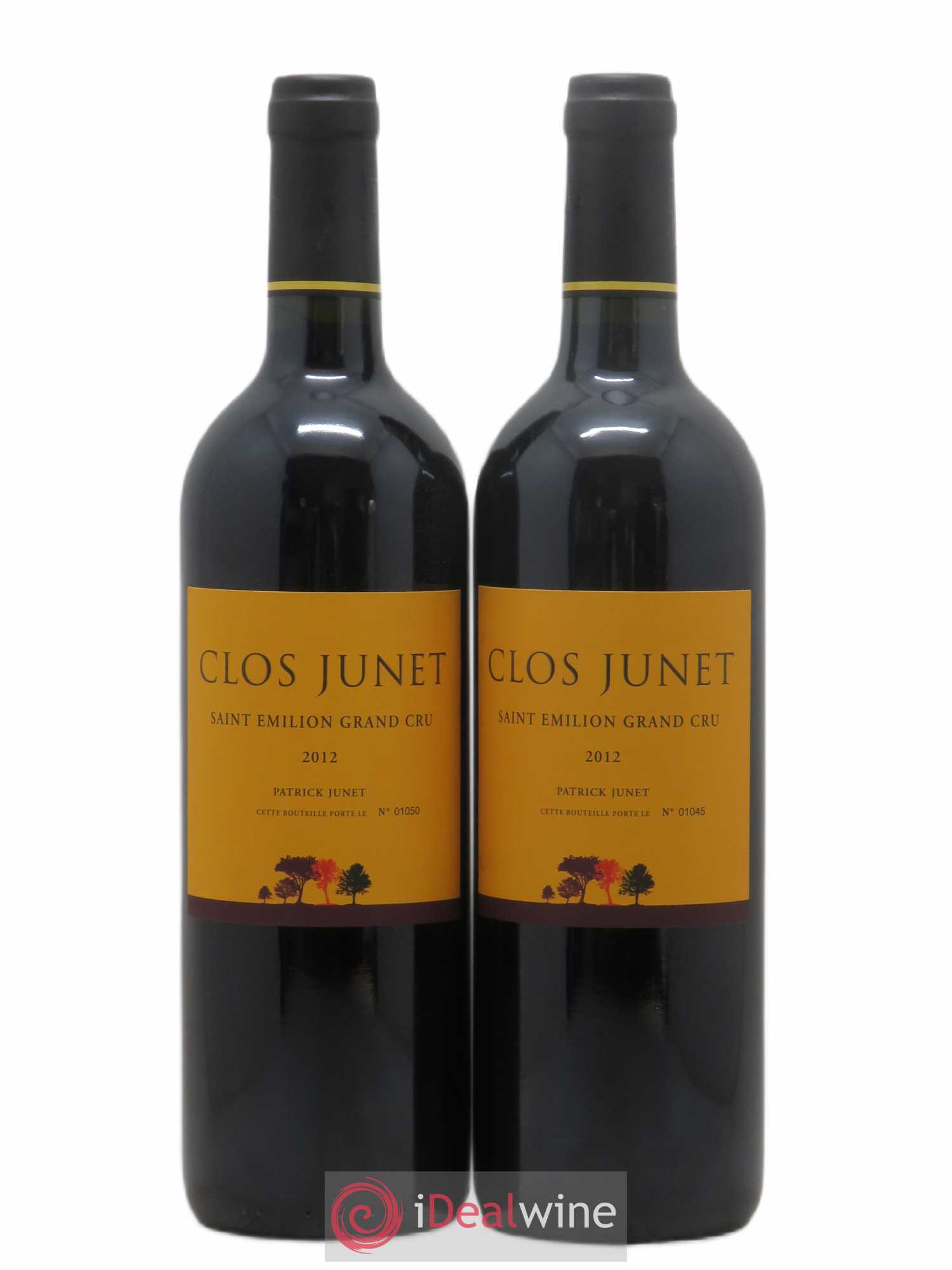 Saint-Émilion Grand Cru Château Clos Junet (sans prix de réserve) 2012 - Posten von 2 Flaschen - 0