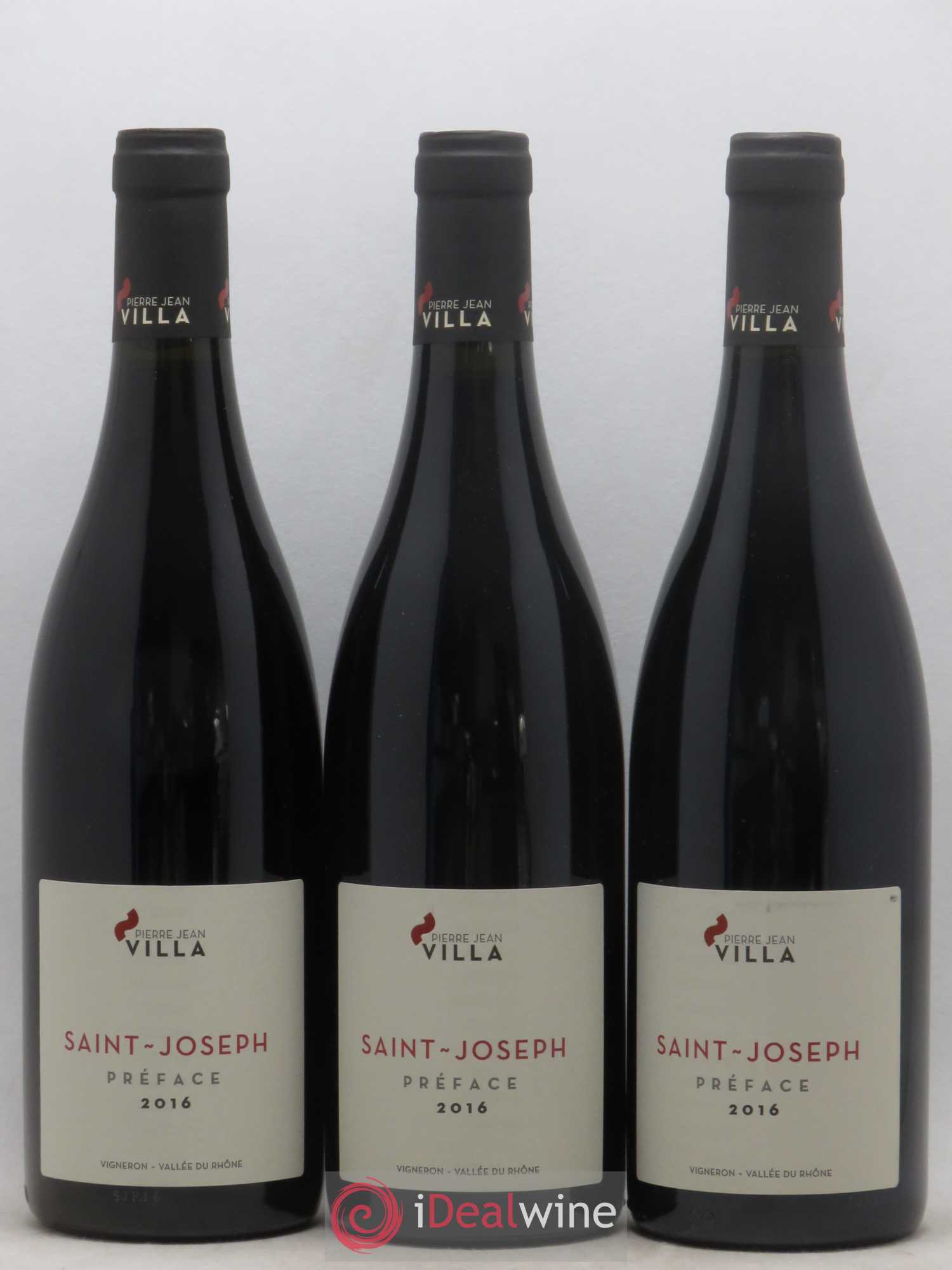 Saint-Joseph Preface Domaine Pierre Jean Villa 2016 - Posten von 3 Flaschen - 0