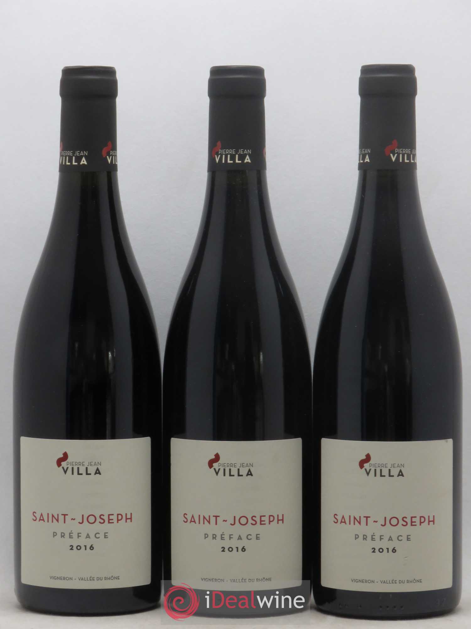 Saint-Joseph Preface Domaine Pierre Jean Villa 2016 - Posten von 3 Flaschen - 0