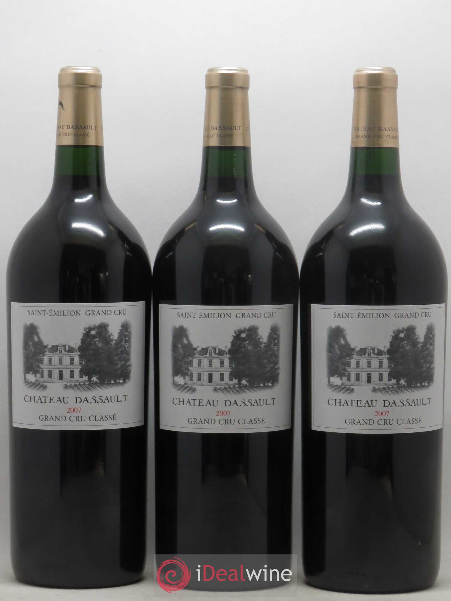 Château Dassault Grand Cru Classé 2007 - Lot de 3 magnums - 0
