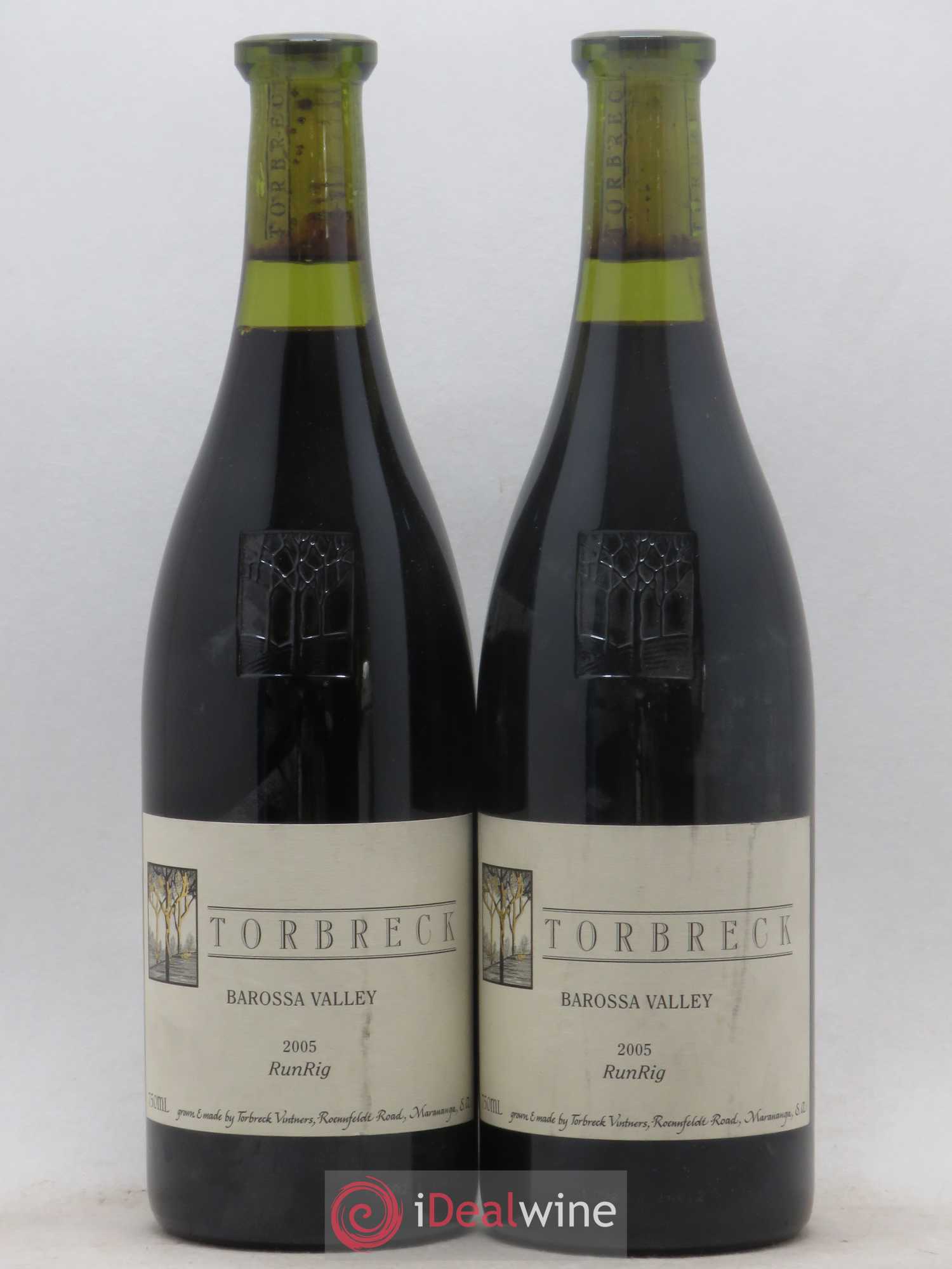 Australie Torbreck Run Rig 2005 - Lot de 2 bouteilles - 0
