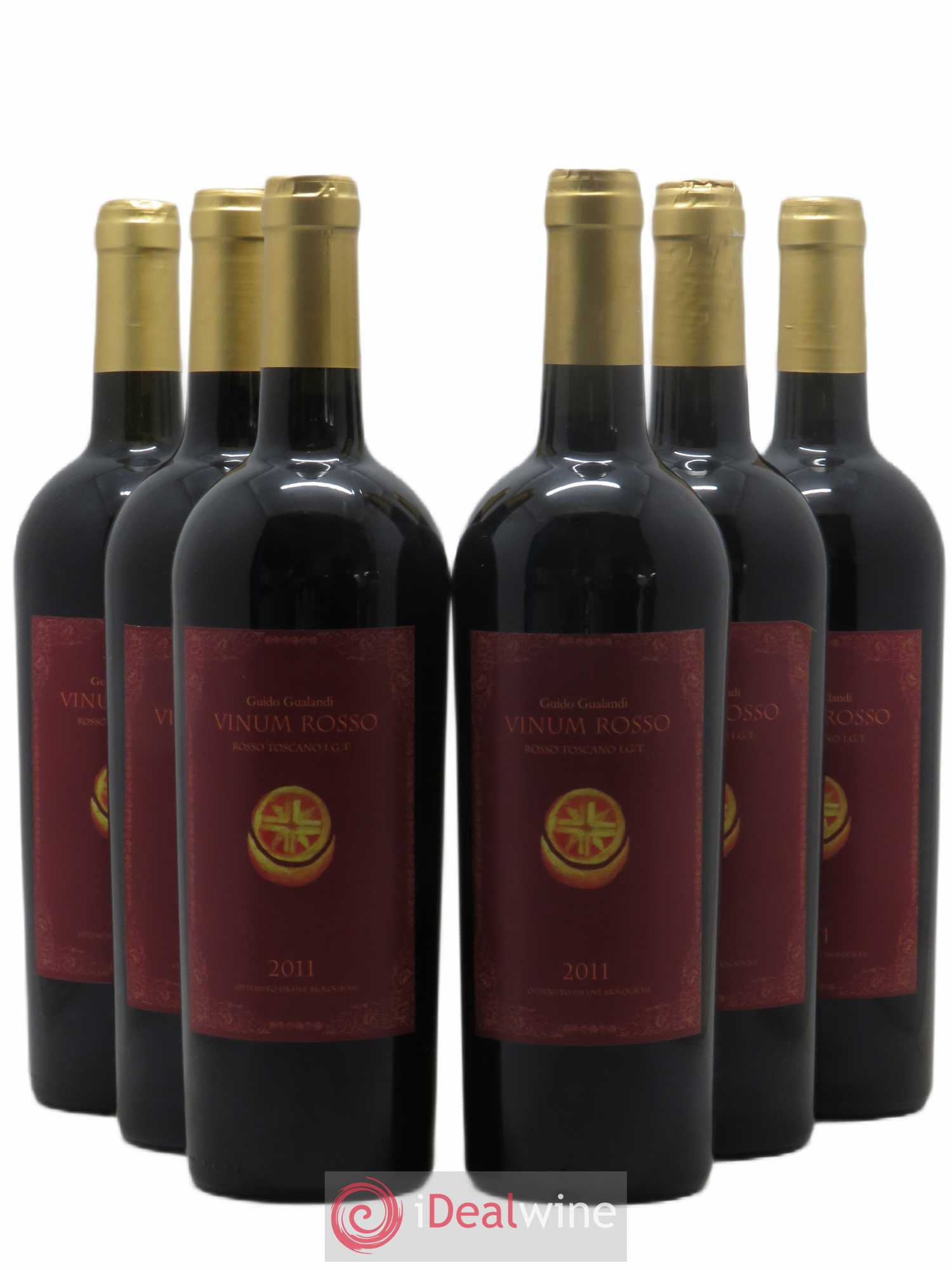 Toscana IGT Gualandi Vinum (sans prix de réserve) 2011 - Posten von 6 Flaschen - 0