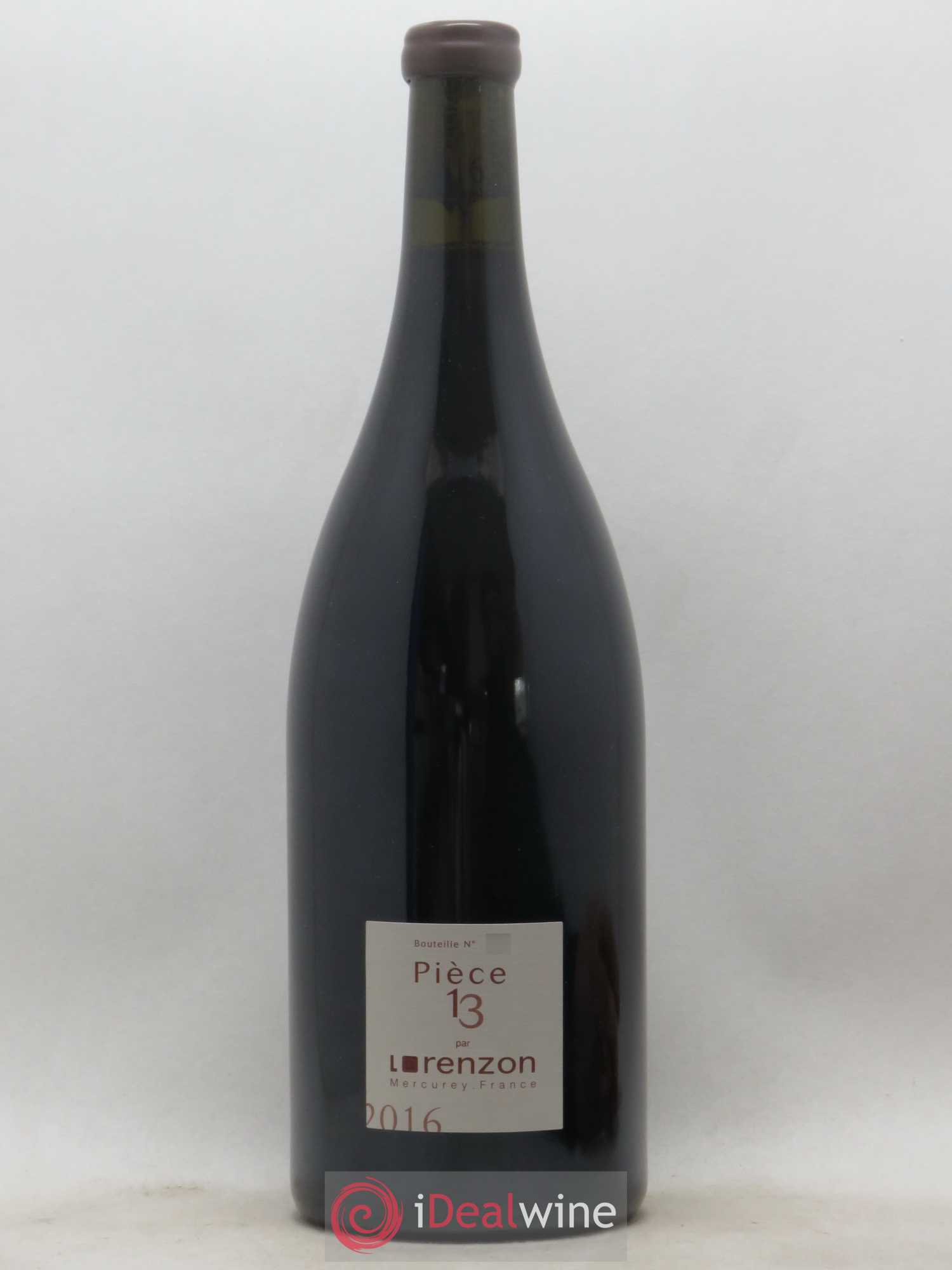 Mercurey 1er Cru Piece 13 Bruno Lorenzon 2016 - Posten von 1 Magnum - 0