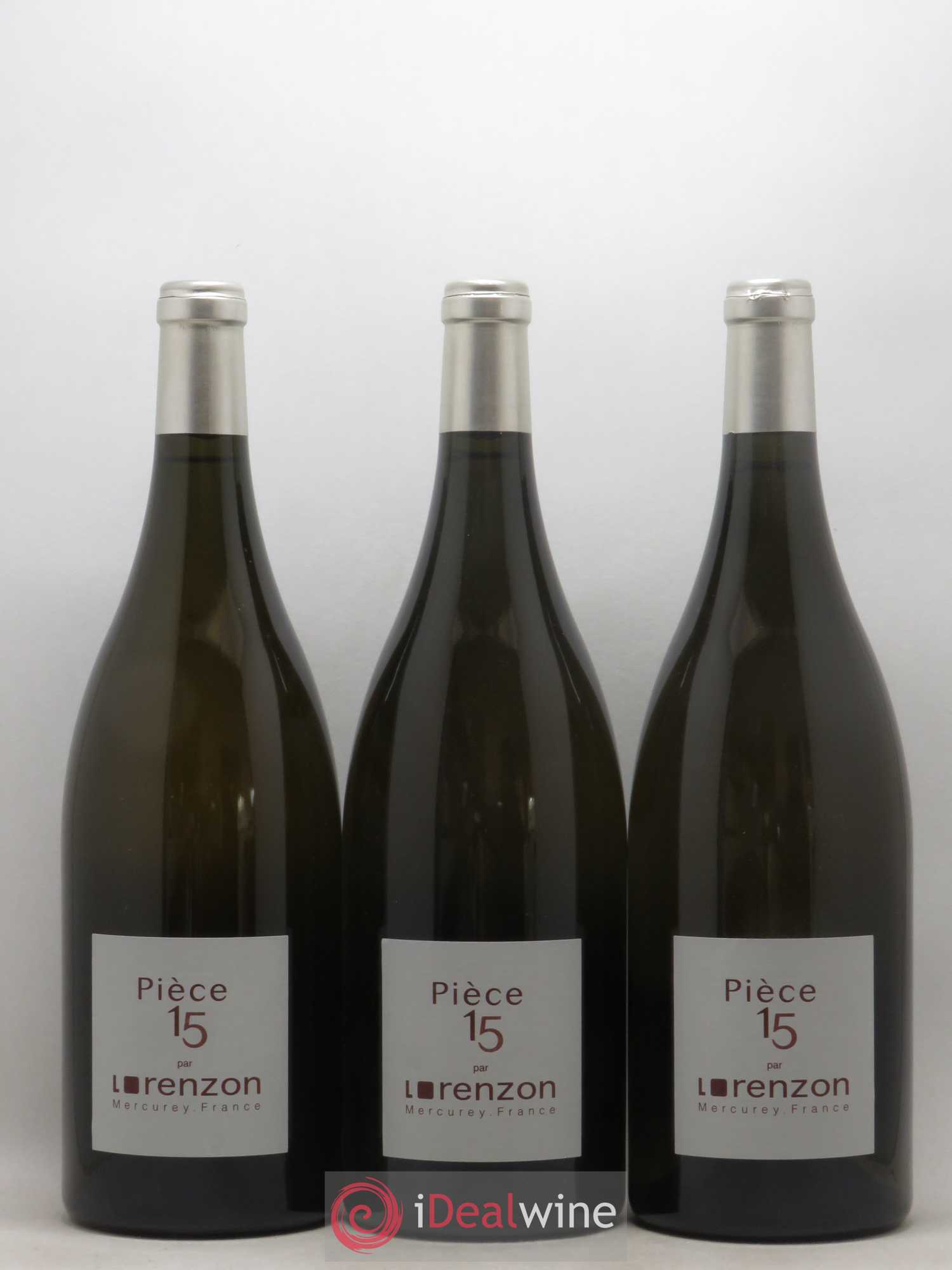 Mercurey 1er Cru Piece 15 Bruno Lorenzon 2012 - Posten von 3 Magnum - 0