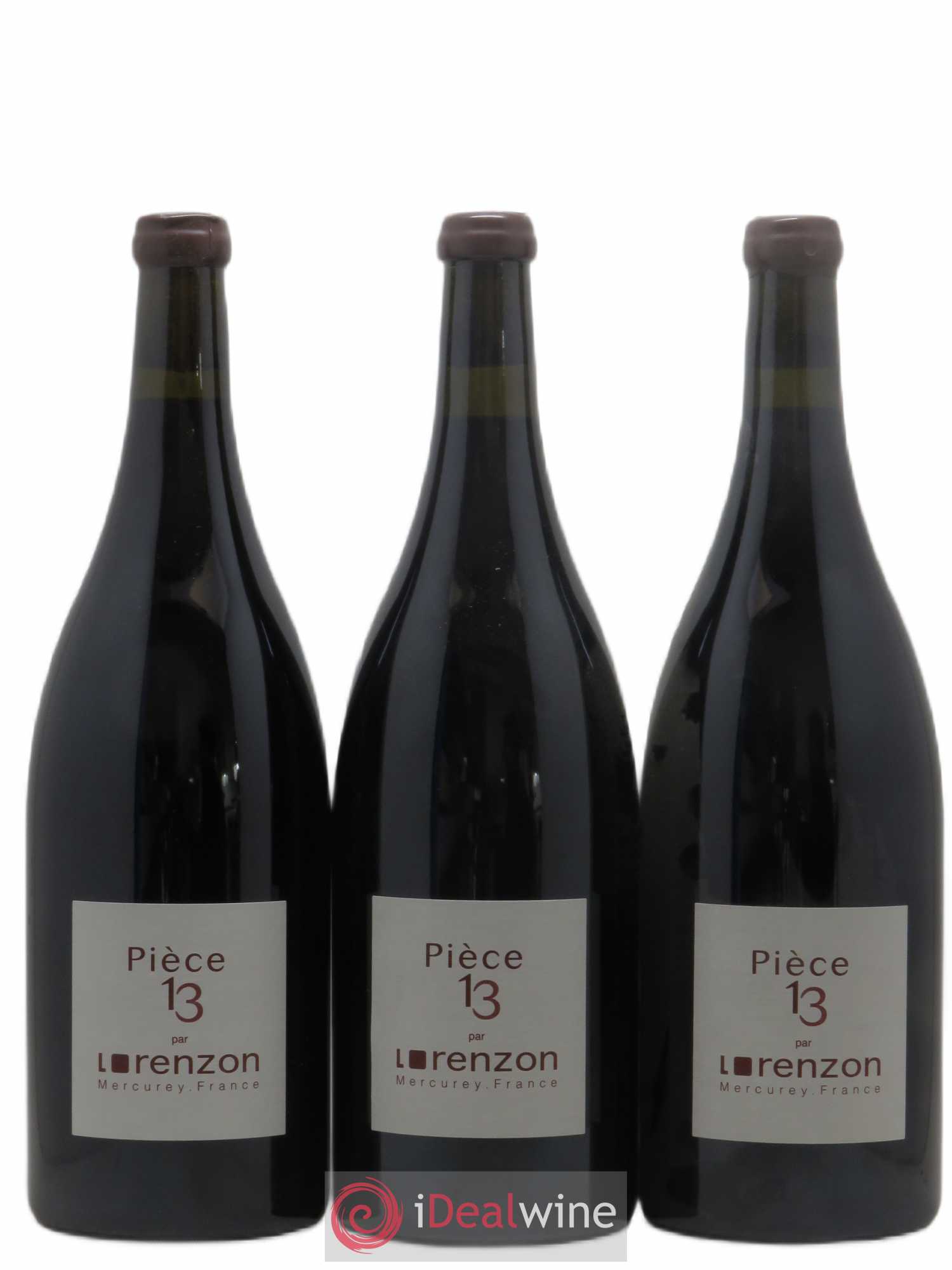 Mercurey 1er Cru Piece 13 Bruno Lorenzon (sans prix de réserve) 2014 - Posten von 3 Magnum - 0