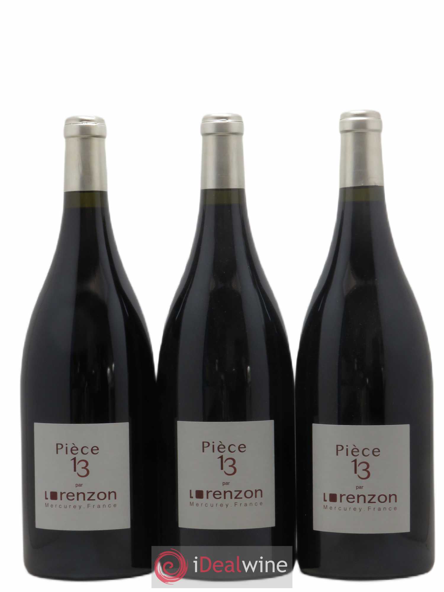Mercurey 1er Cru Piece 13 Bruno Lorenzon (sans prix de réserve) 2013 - Posten von 3 Magnum - 0