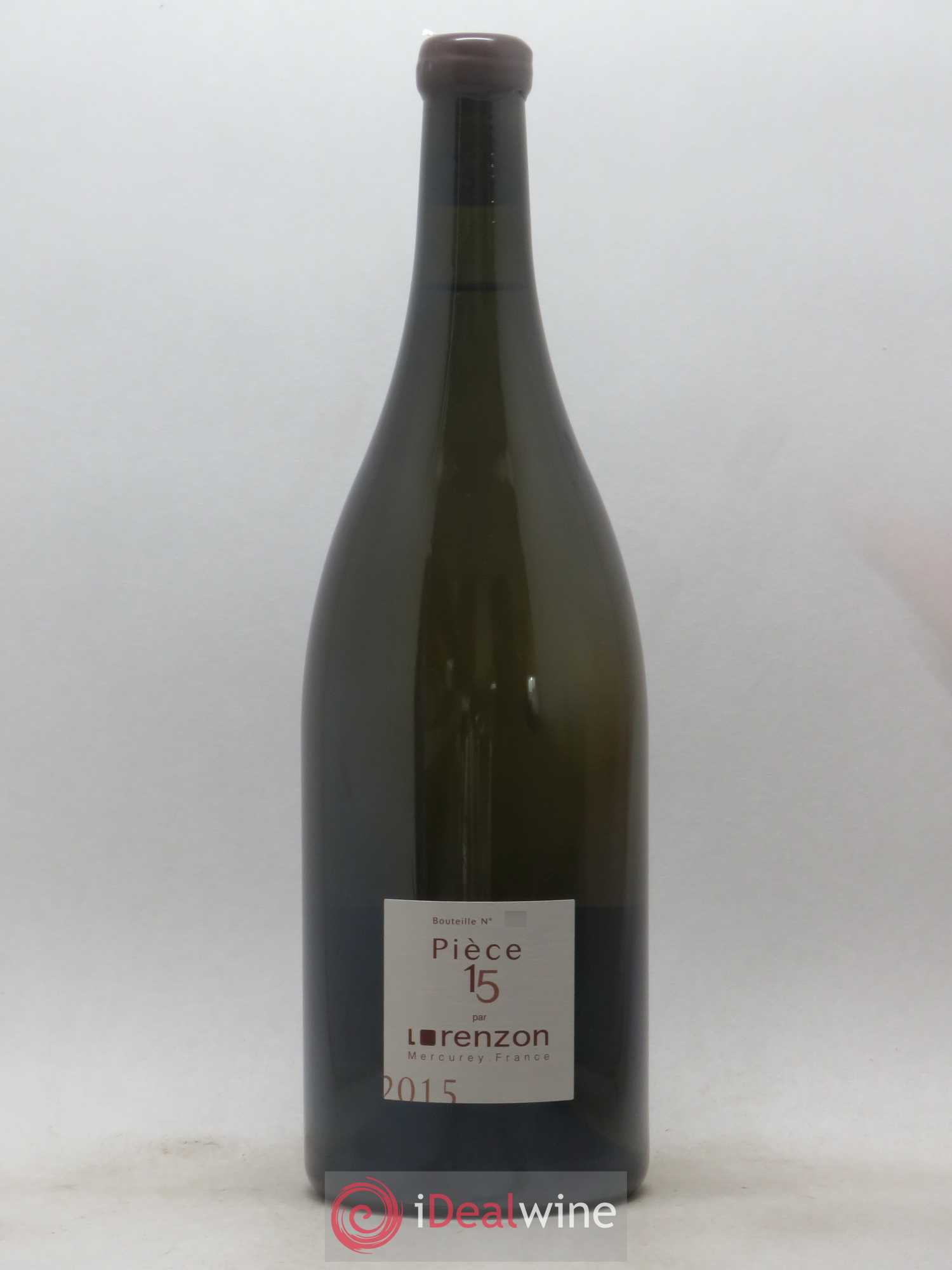Mercurey 1er Cru Piece 15 Bruno Lorenzon 2015 - Posten von 1 Magnum - 0