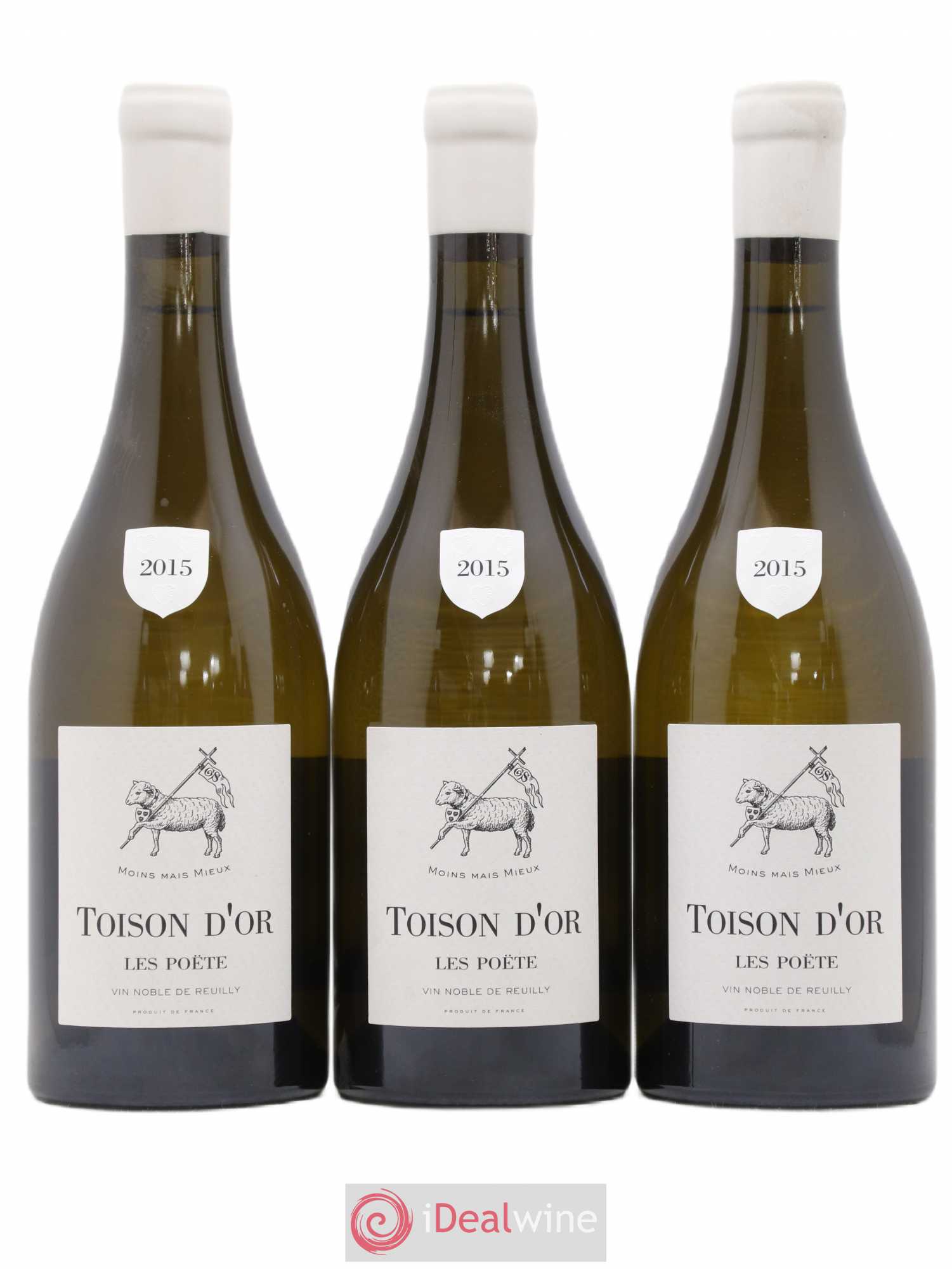 Vin de France (anciennement Reuilly) Toison d'Or Les Poëte 2015 - Lot de 6 bouteilles - 2