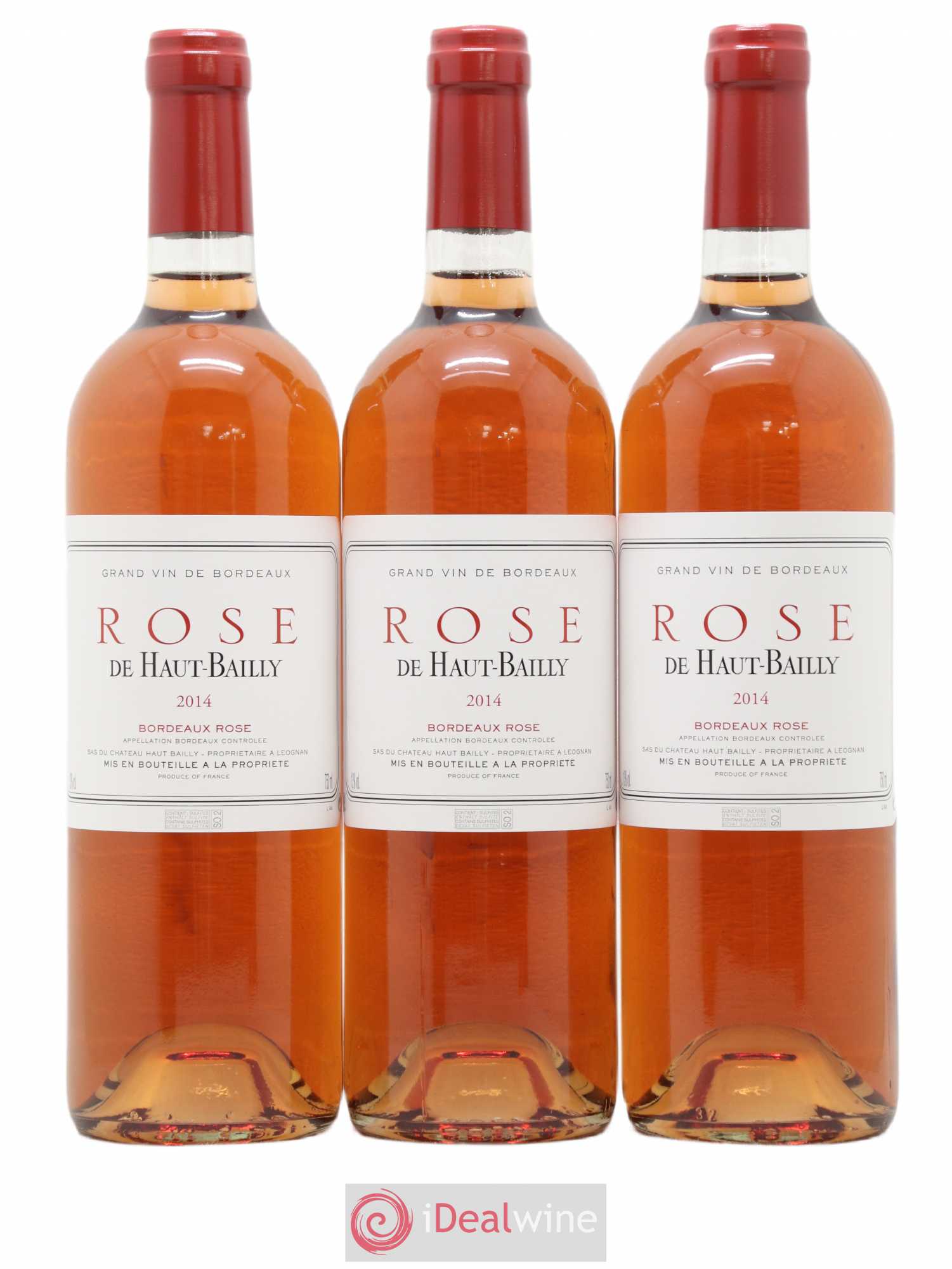 Bordeaux Rose de Haut-Bailly (sans prix de réserve) 2014 - Lot de 6 bouteilles - 2