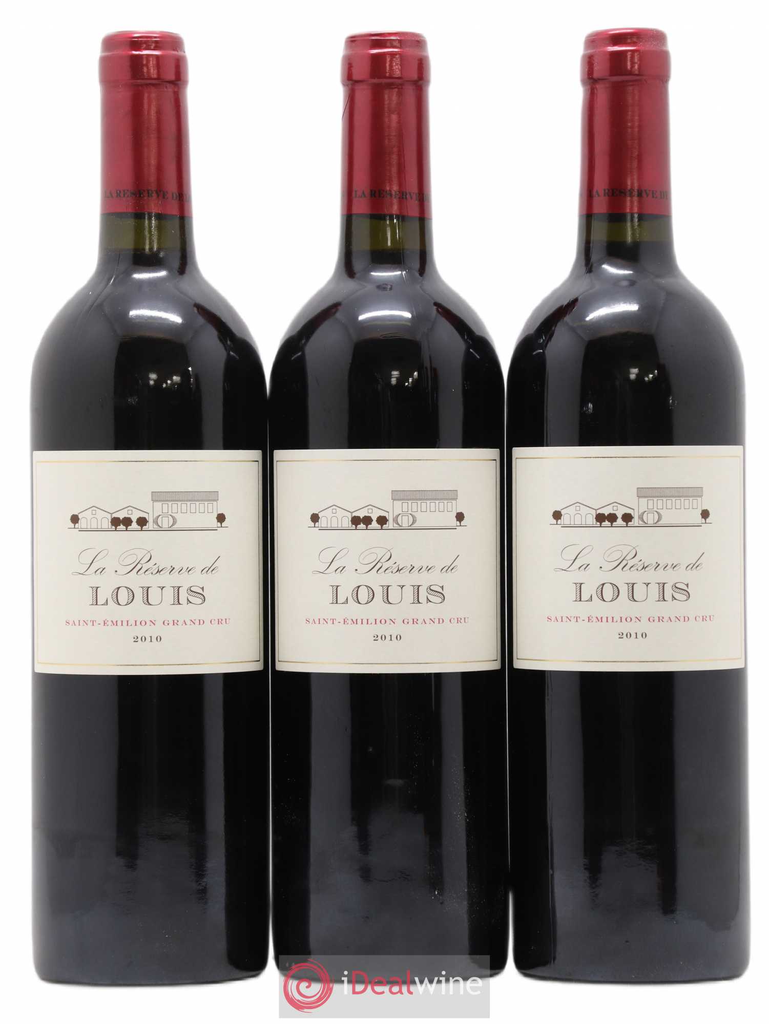 Saint-Émilion La Réserve de Louis Château Louis (sans prix de réserve) 2010 - Posten von 6 Flaschen - 1