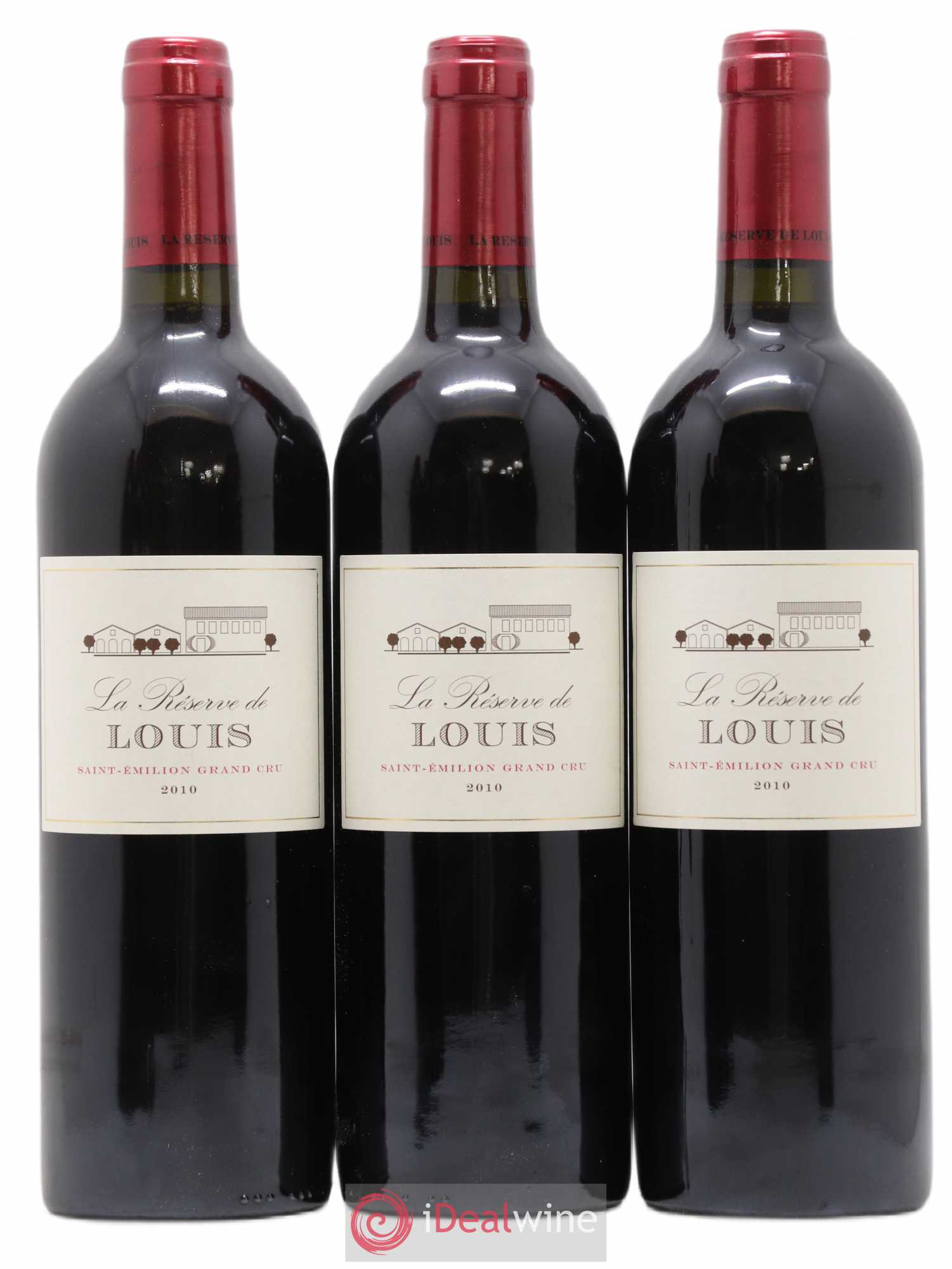 Saint-Émilion La Réserve de Louis Château Louis (sans prix de réserve) 2010 - Posten von 6 Flaschen - 2