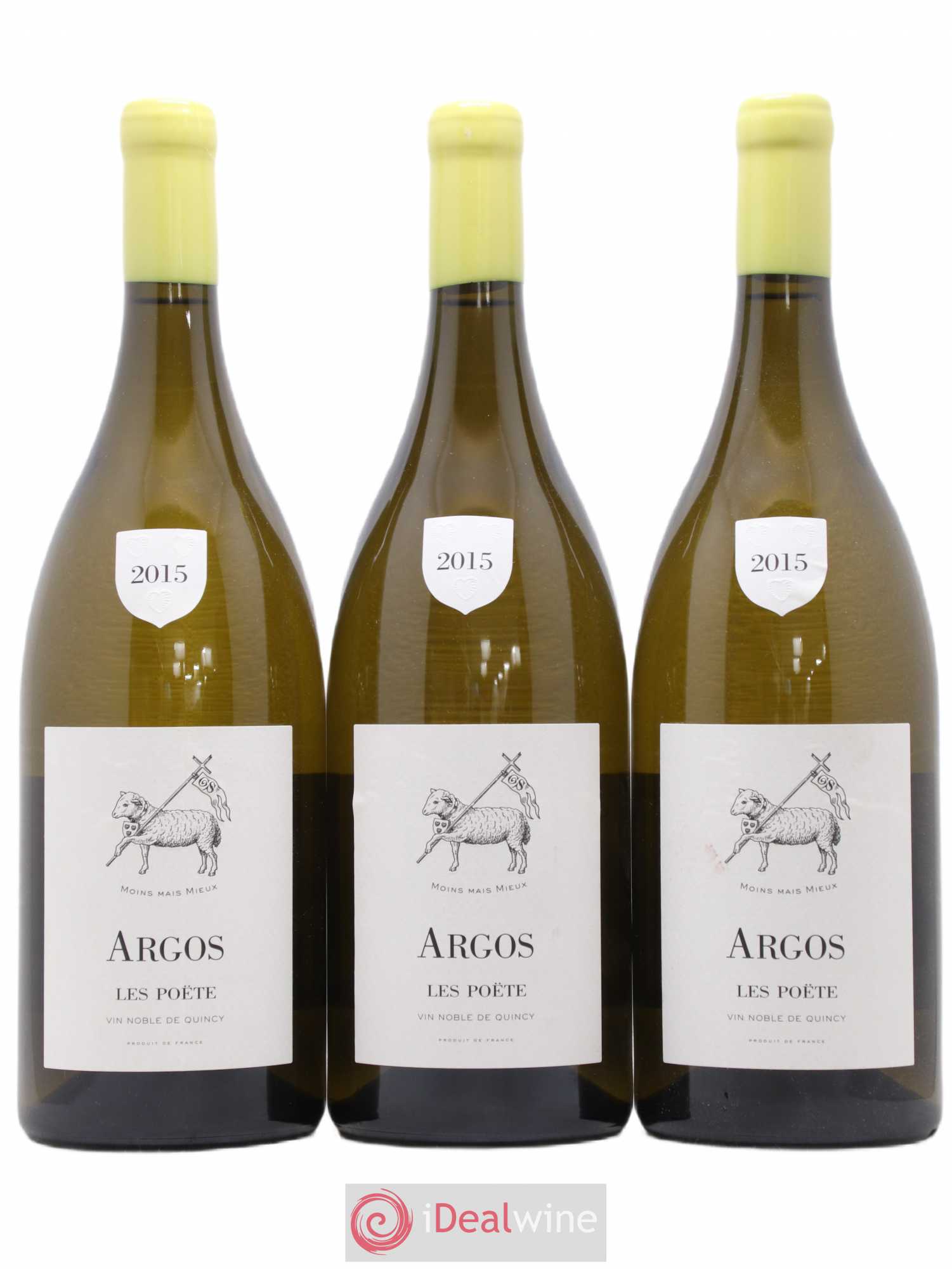 Vin de France (anciennement Quincy) Argos Les Poëte 2015 - Lot de 3 magnums - 0