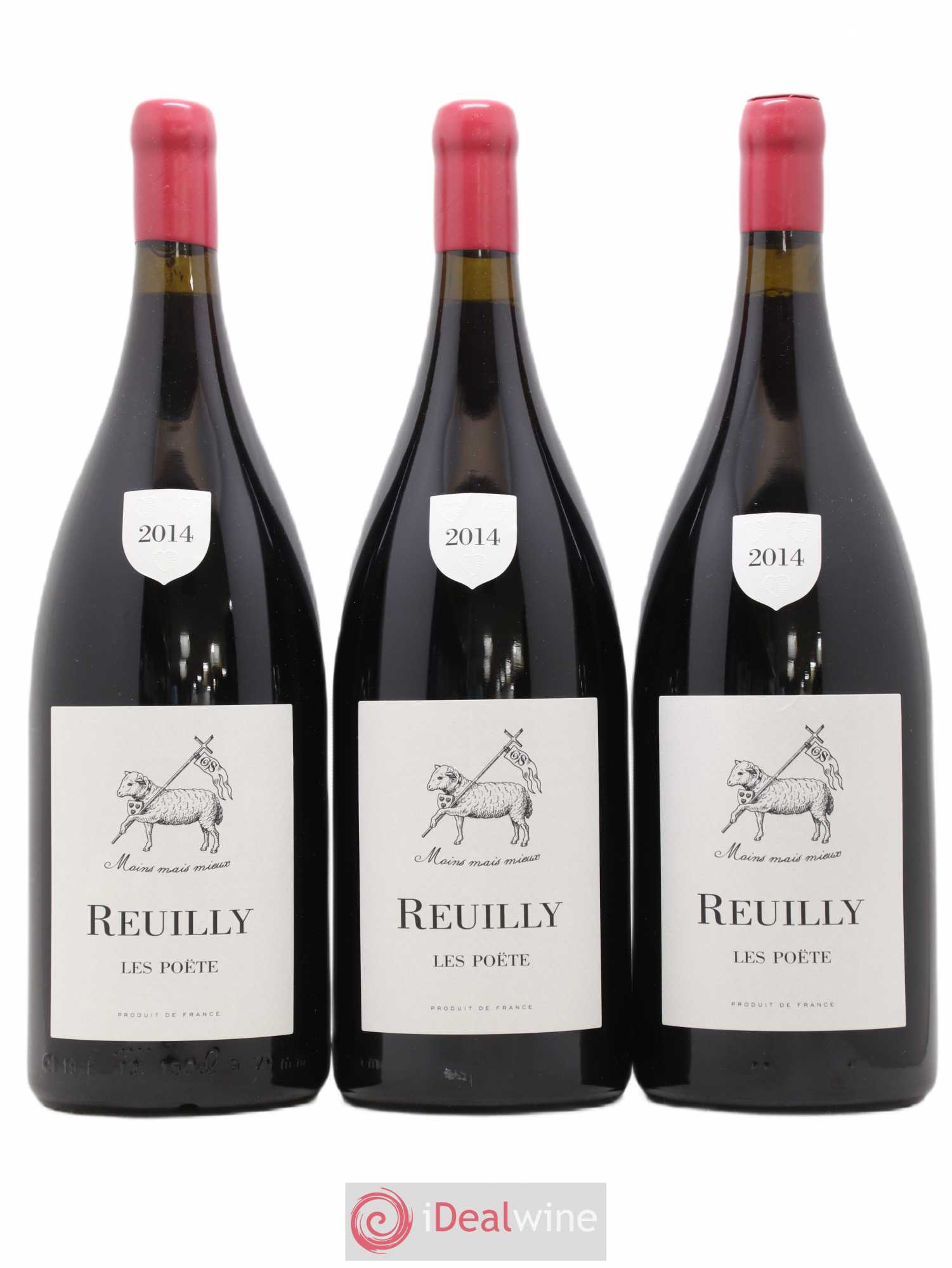Reuilly Les Poëte 2014 - Lot de 3 magnums - 0