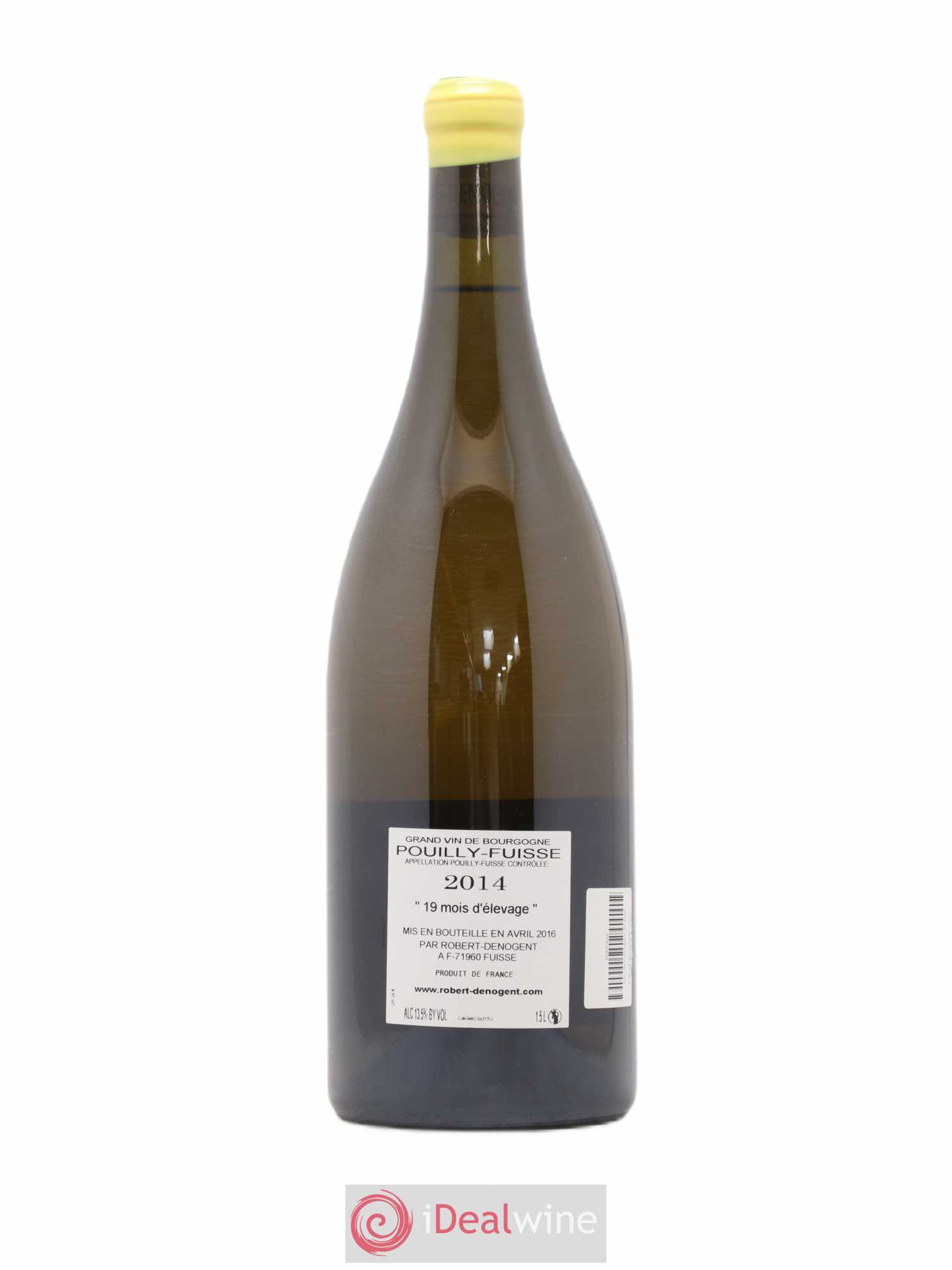 Pouilly-Fuissé Les Carrons Vieilles Vignes Robert Denogent (Domaine) Monopole 19 Mois d'élevage 2014 - Posten von 1 Magnum - 1
