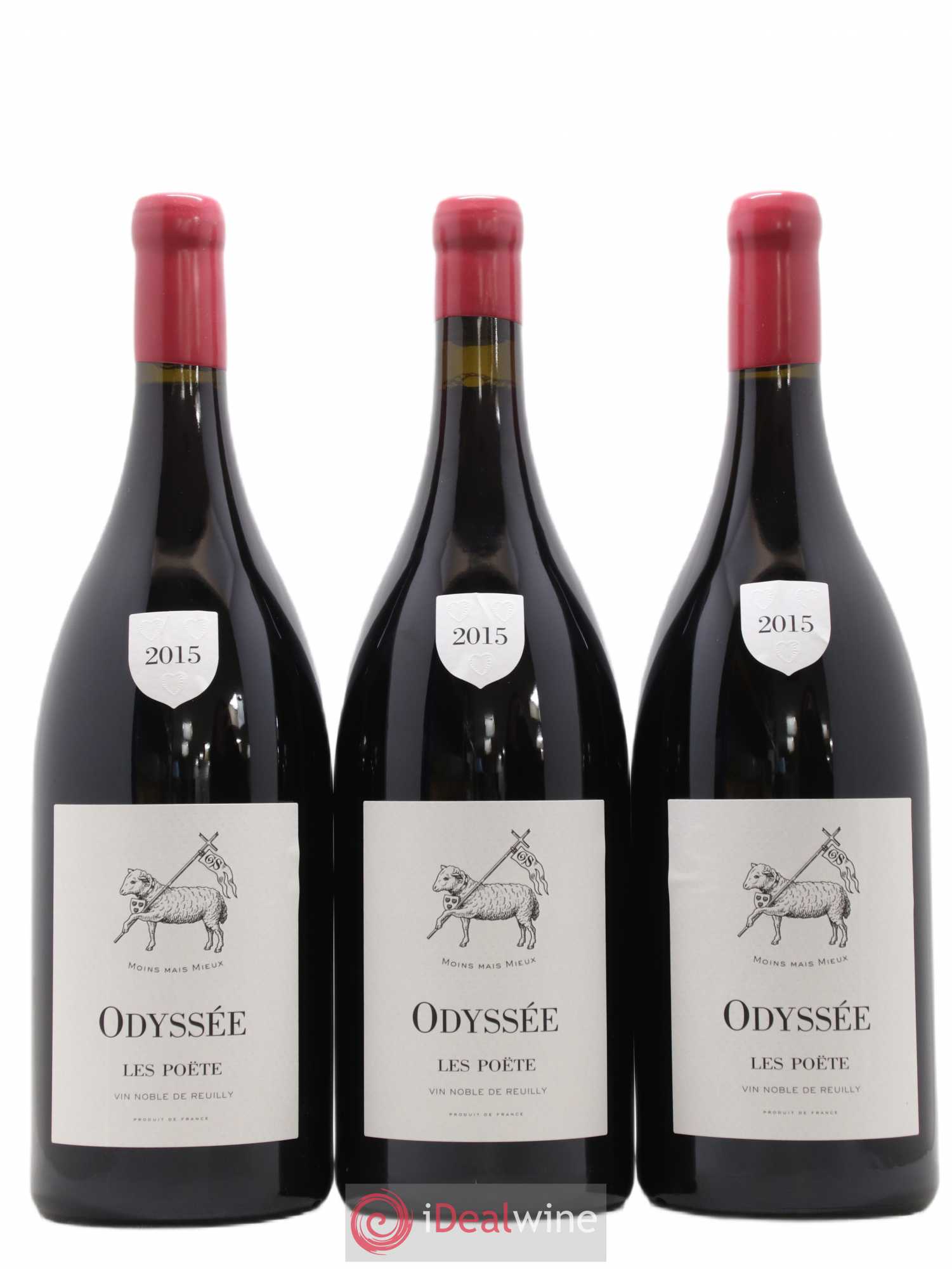 Reuilly Odyssée Les Poëte 2015 - Lot de 3 magnums - 0