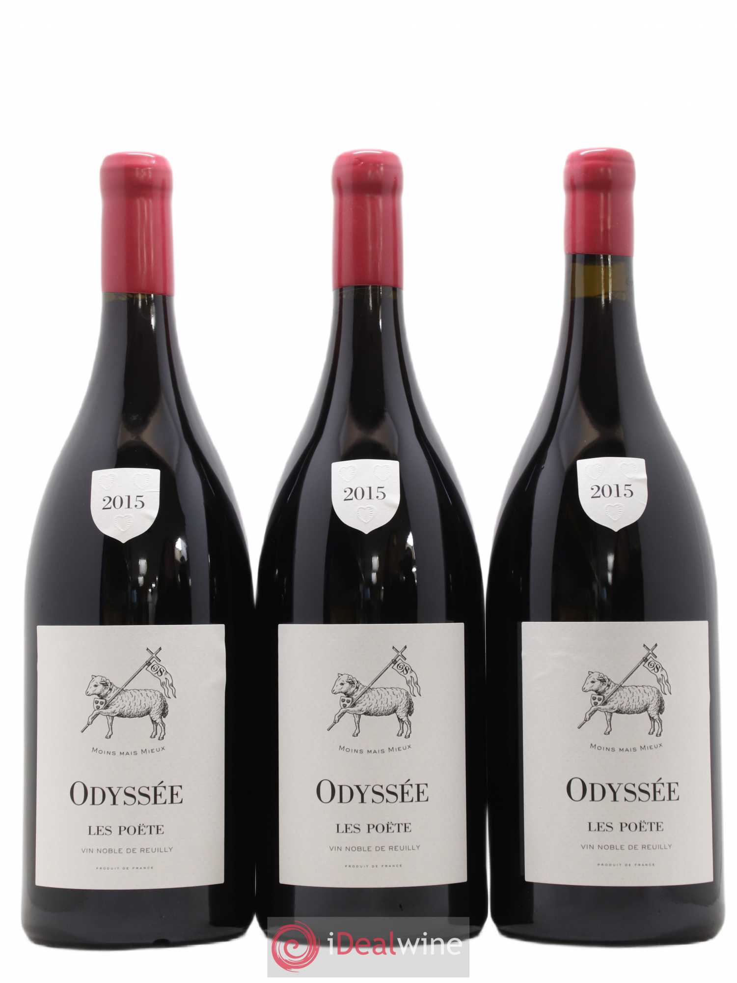 Reuilly Odyssée Les Poëte 2015 - Lot de 3 magnums - 0