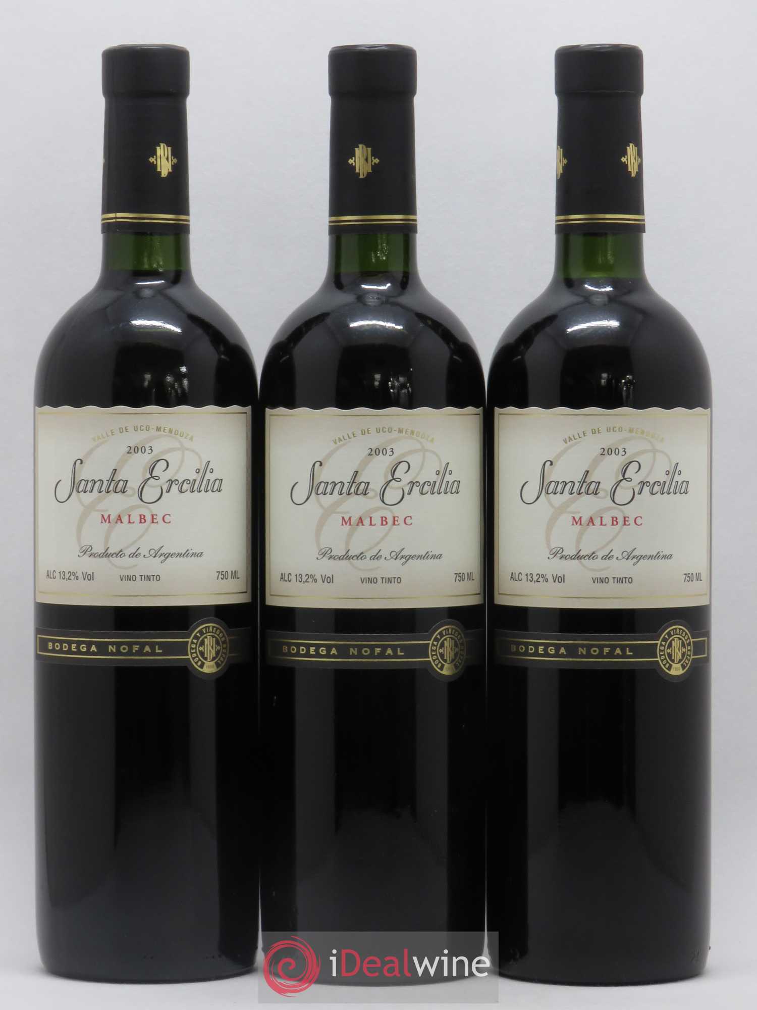 Mendoza Bodega Nofal Santa Ercilia 2003 - Lot de 6 bouteilles - 1