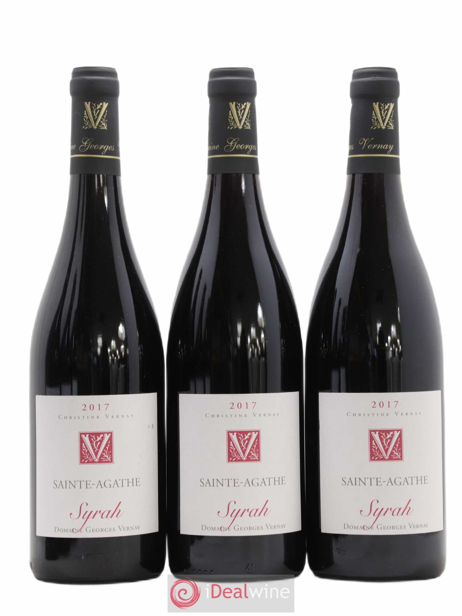 Collines Rhodaniennes Syrah Sainte-Agathe Domaine Vernay 2017 - Posten von 6 Flaschen - 1
