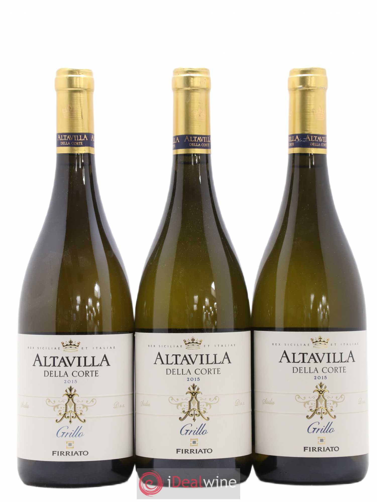 IGP Sicile Grillo Altavilla Domaine Firriato (sans prix de réserve) 2015 - Posten von 3 Flaschen - 0