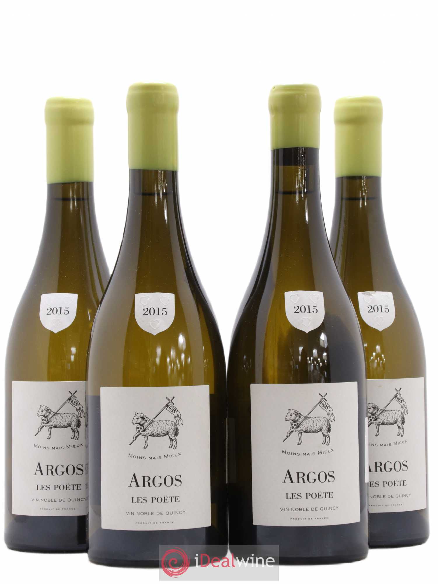 Vin de France (anciennement Quincy) Argos Les Poëte 2015 - Lot de 4 bouteilles - 0