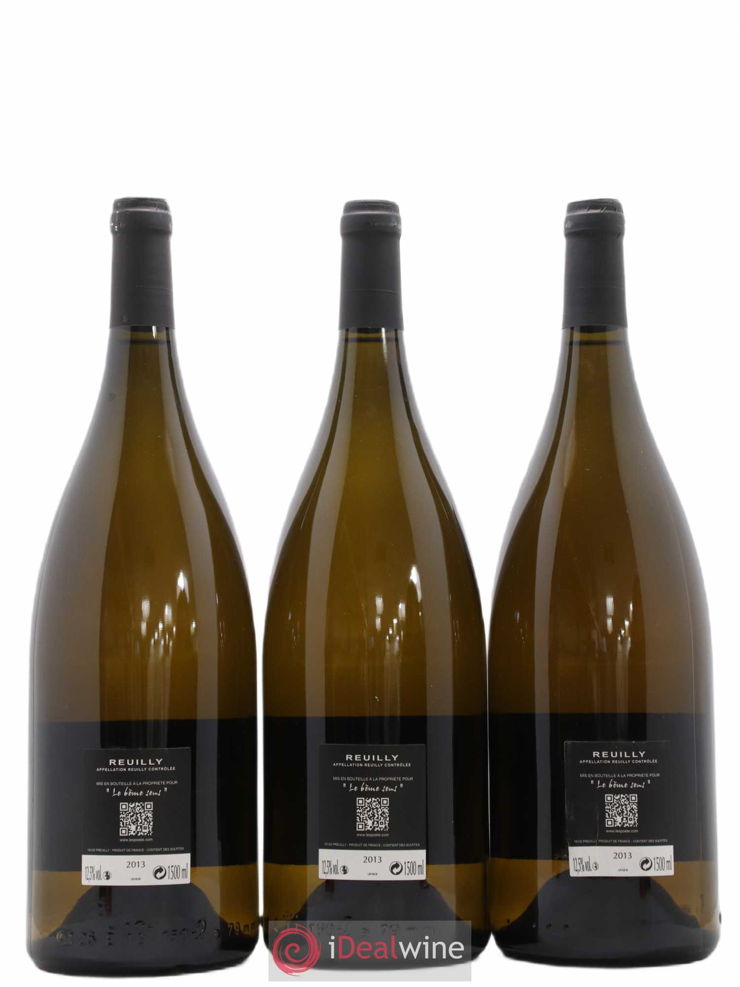 Reuilly Le Reuilly Blanc des Poëte Domaine des Poëte 2013 - Posten von 3 Magnum - 1