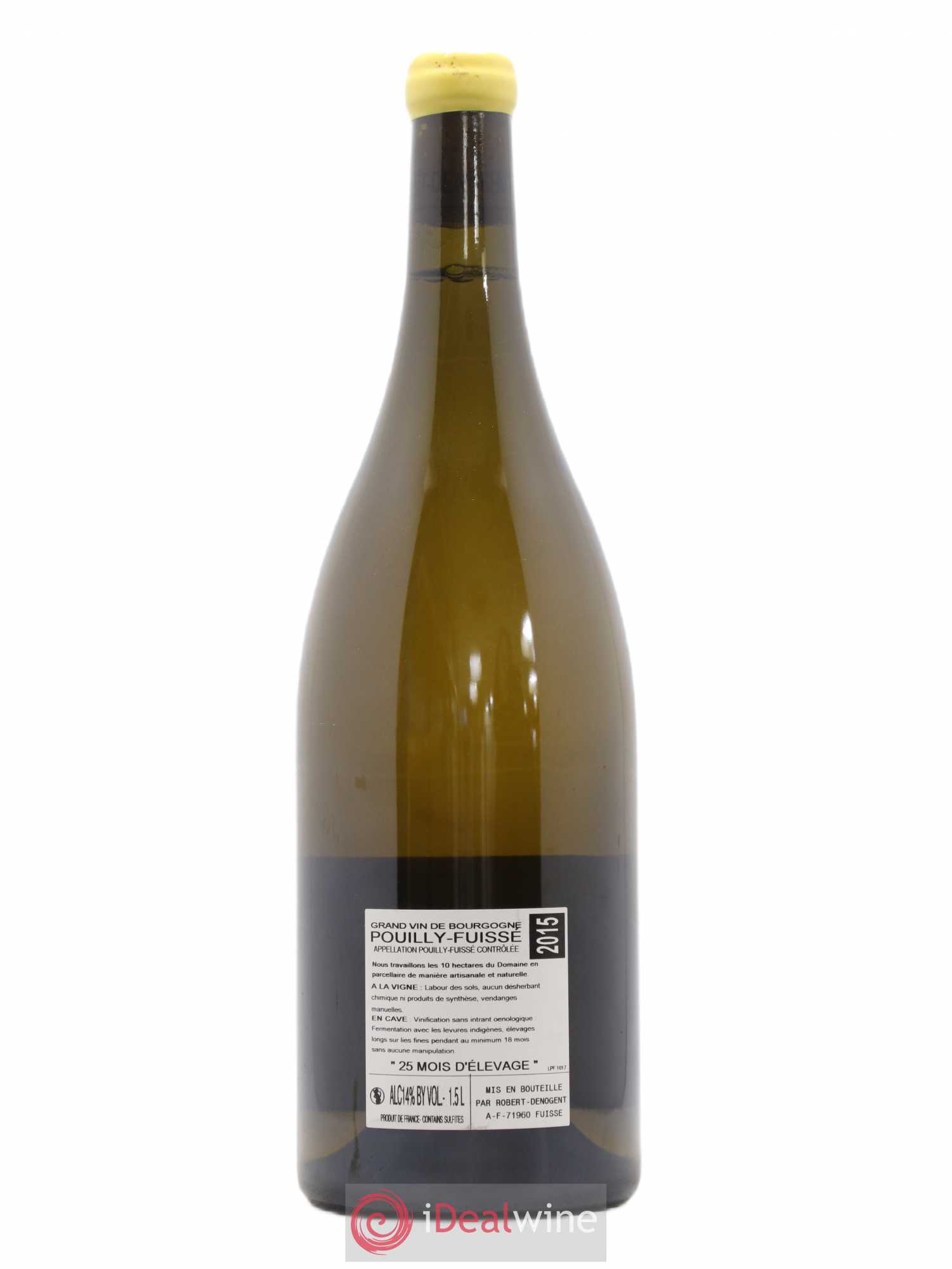 Pouilly-Fuissé Les Cras Domaine Robert Denogent 2015 - Posten von 1 Magnum - 1